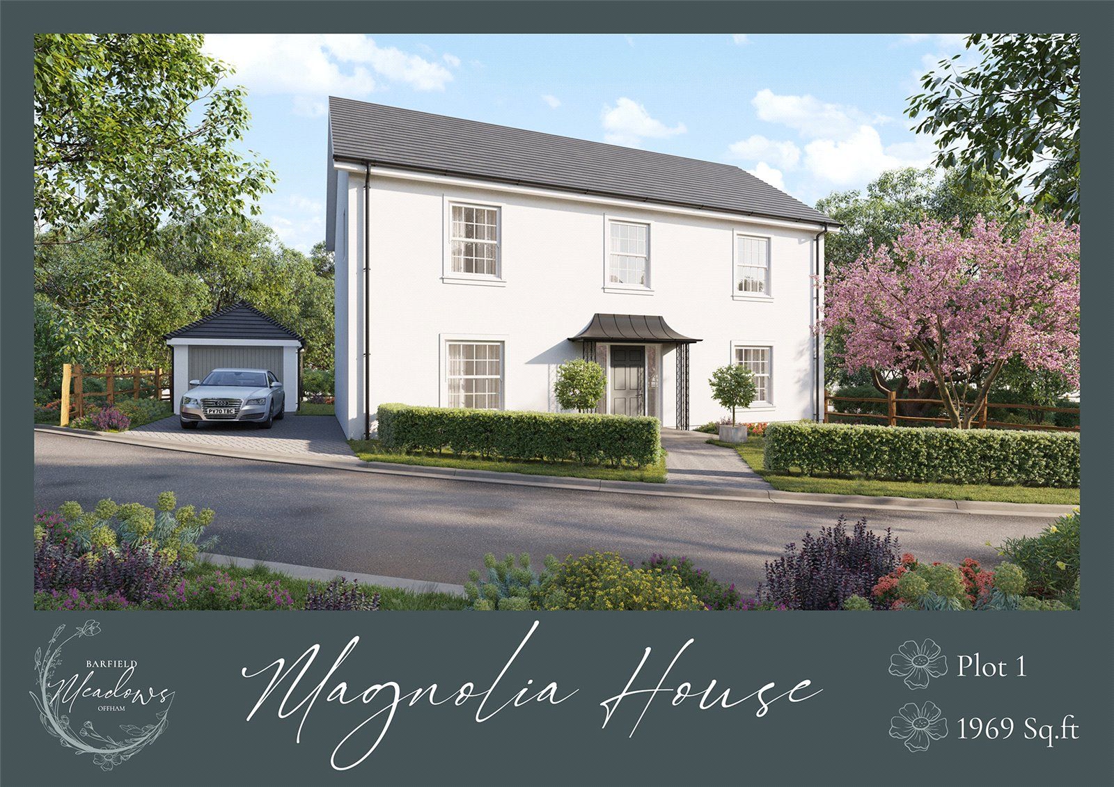 New home, 4 bed detached house for sale in Barfield Meadows, Teston