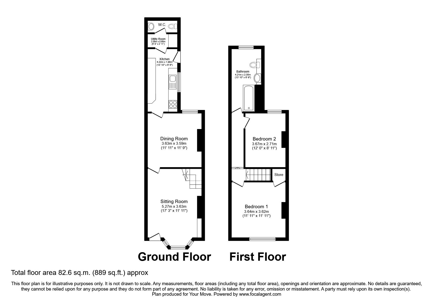 2 bed semidetached house for sale in Forest Street, KirkbyInAshfield