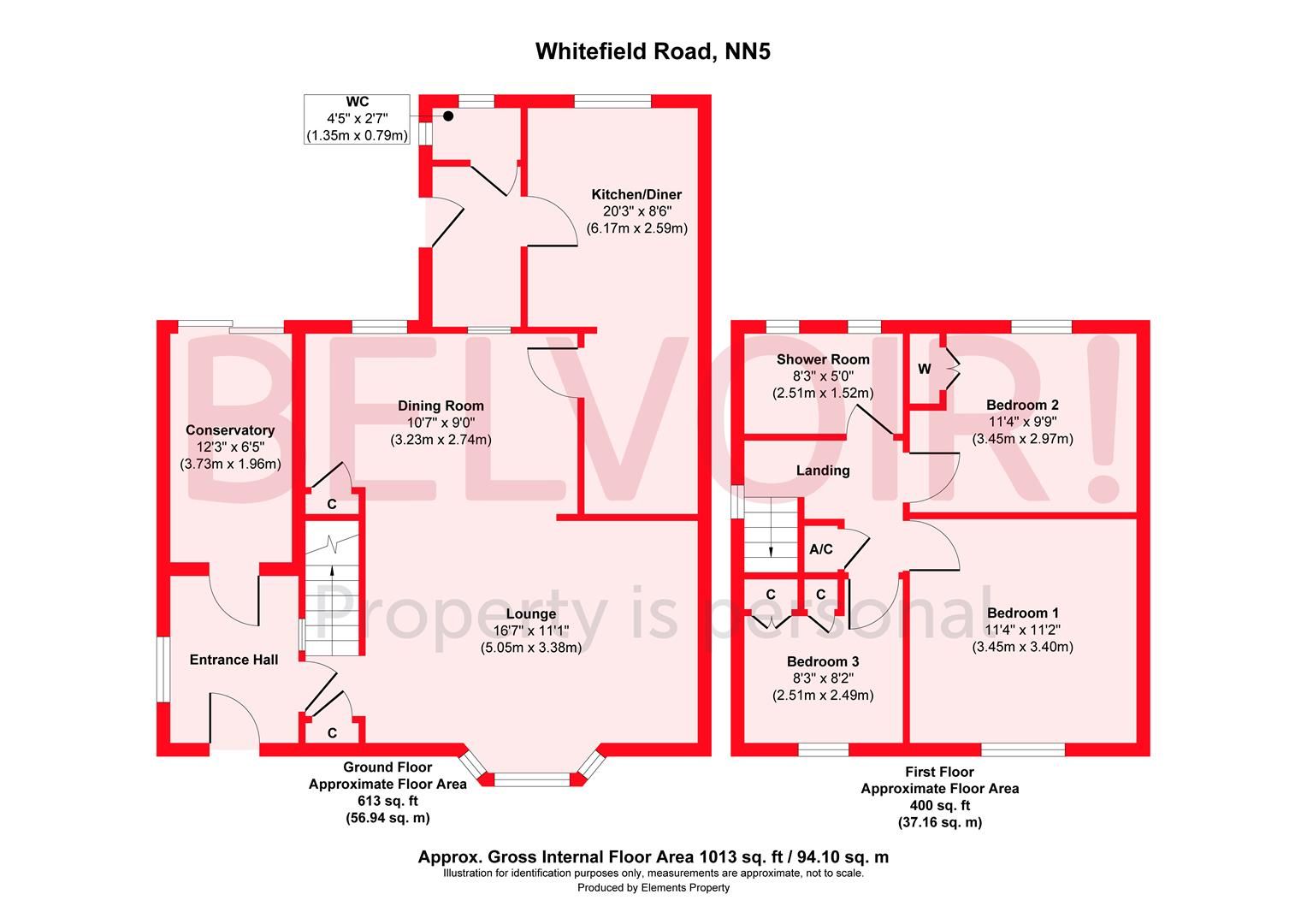 3 bed semidetached house for sale in Whitefield Road, Duston