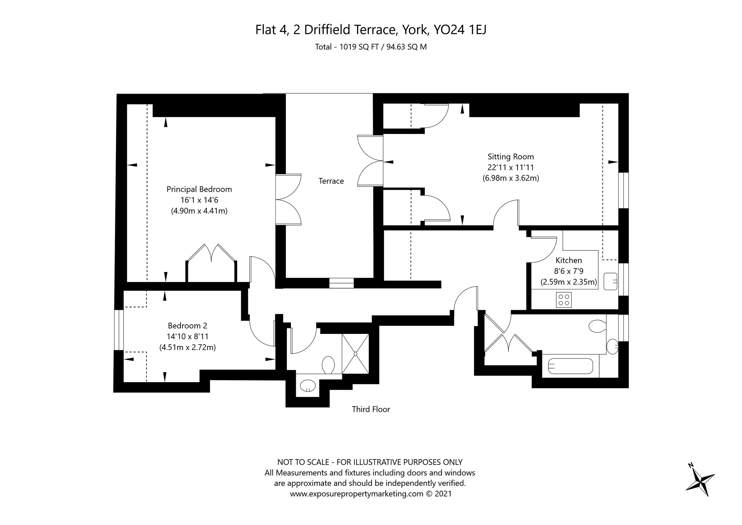 2 bed flat for sale in Driffield Terrace, York YO24 Zoopla