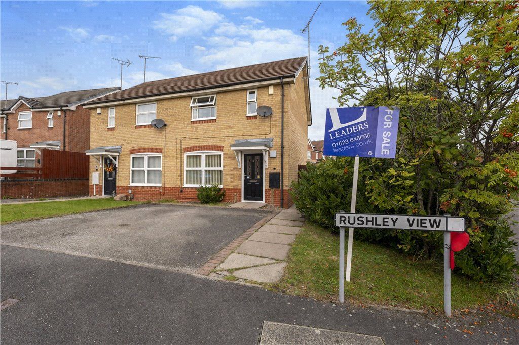 2 bed semidetached house for sale in Rushley View, SuttonInAshfield