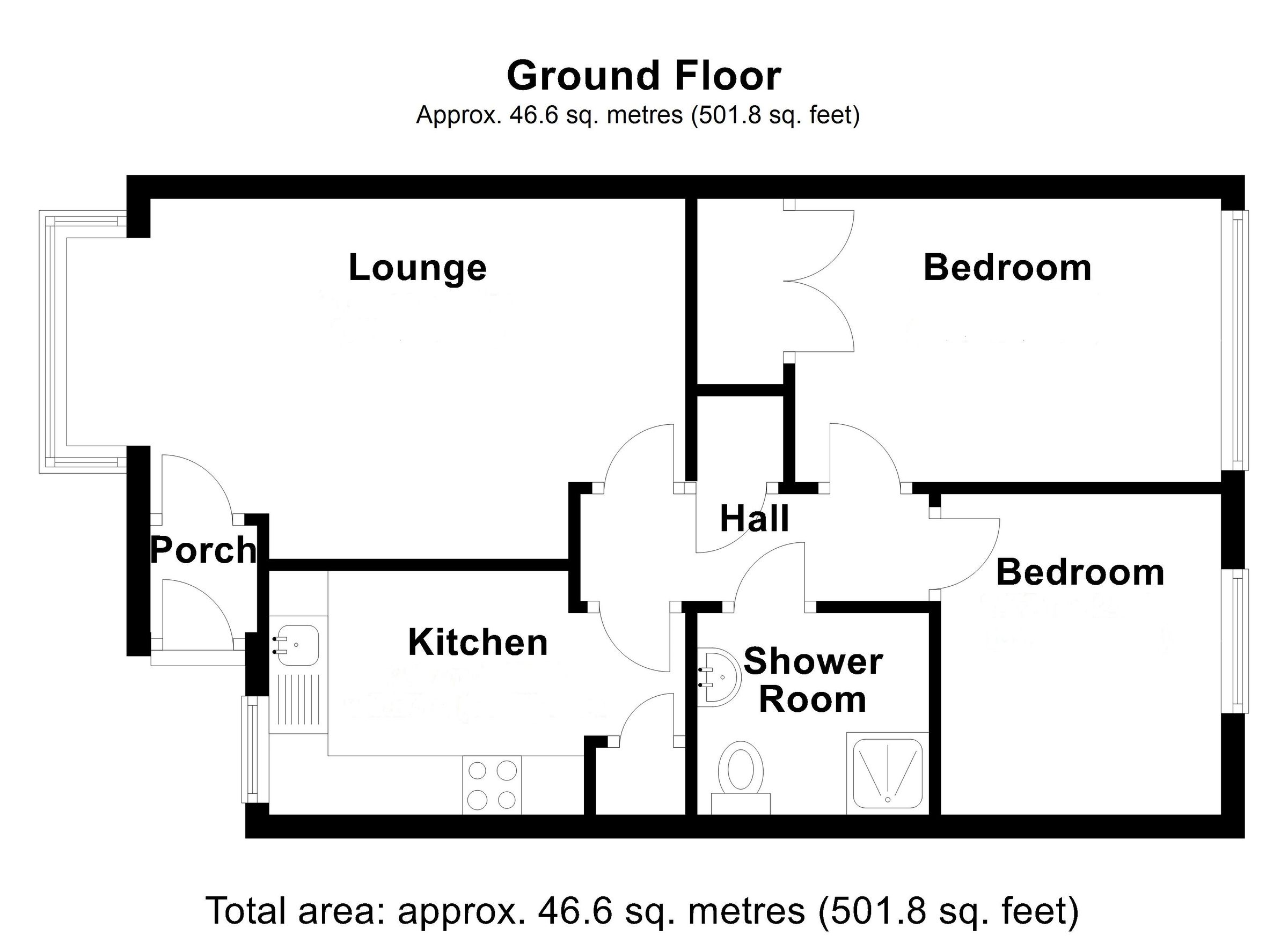 2 bed terraced bungalow for sale in Alasdair Place, Claydon, Ipswich