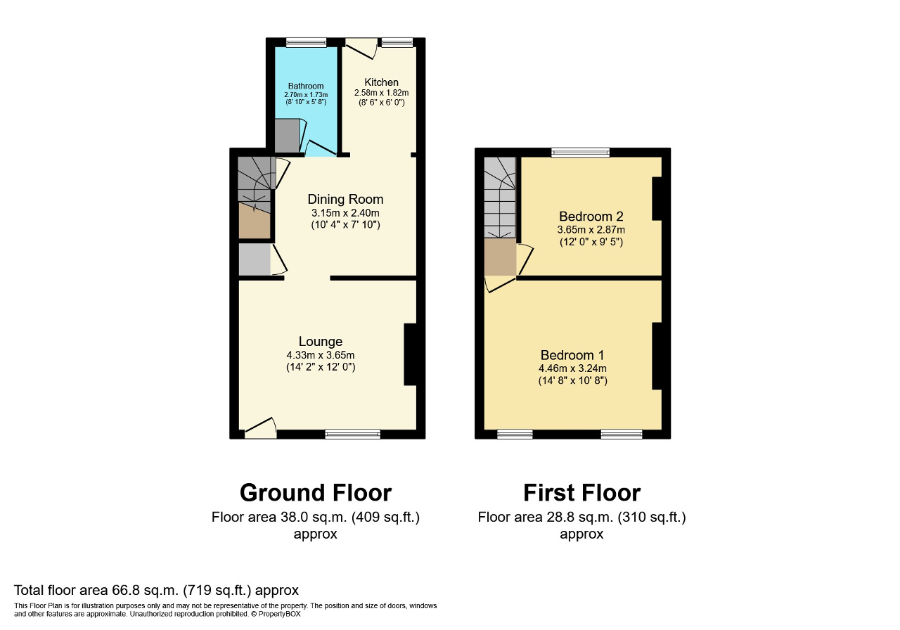 2 bed end terrace house for sale in School Road, Upwell, Wisbech, Cambs