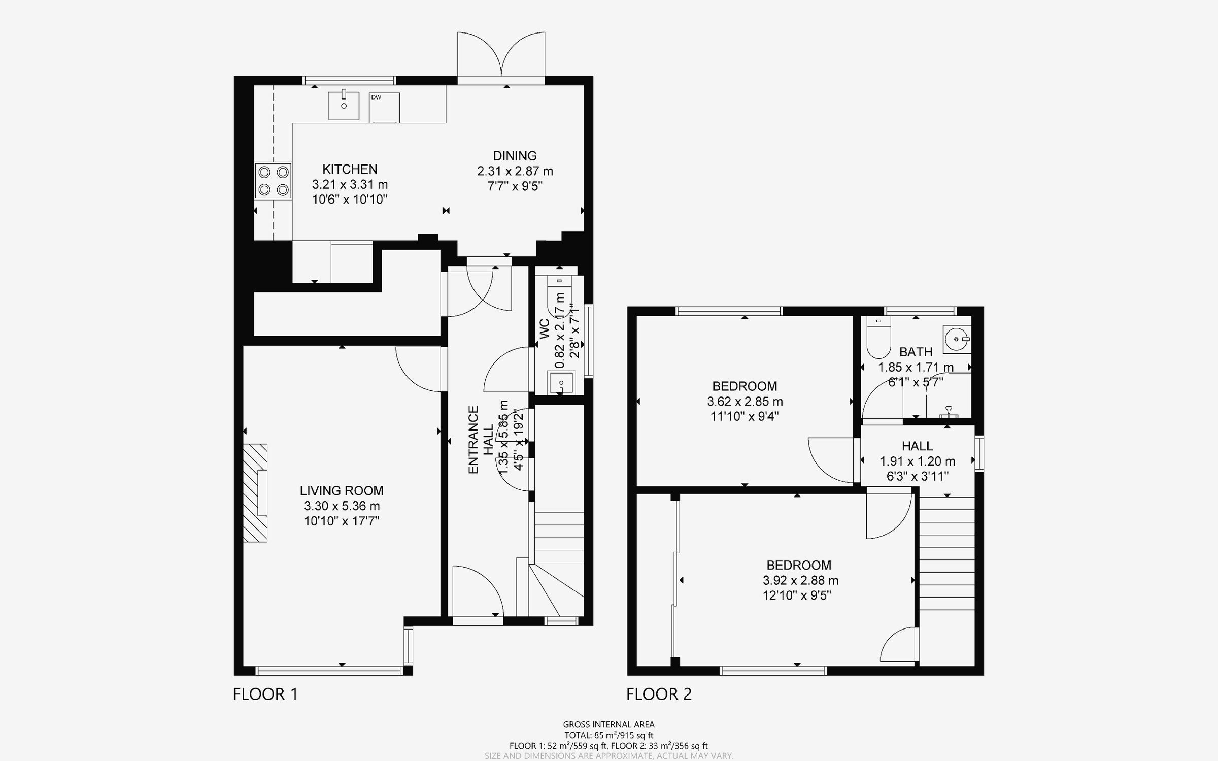 2 bed semidetached house for sale in Leslie Avenue, Newton Mearns G77