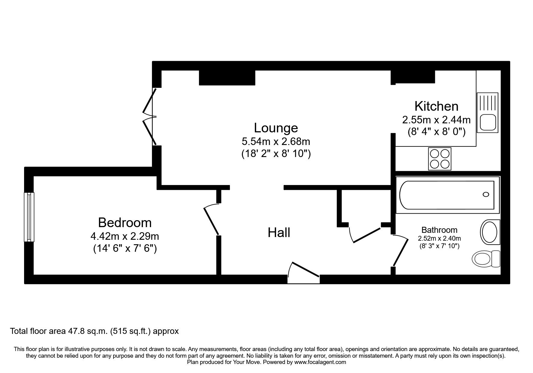 1 bed flat for sale in Gensing Road, St. LeonardsOnSea, East Sussex