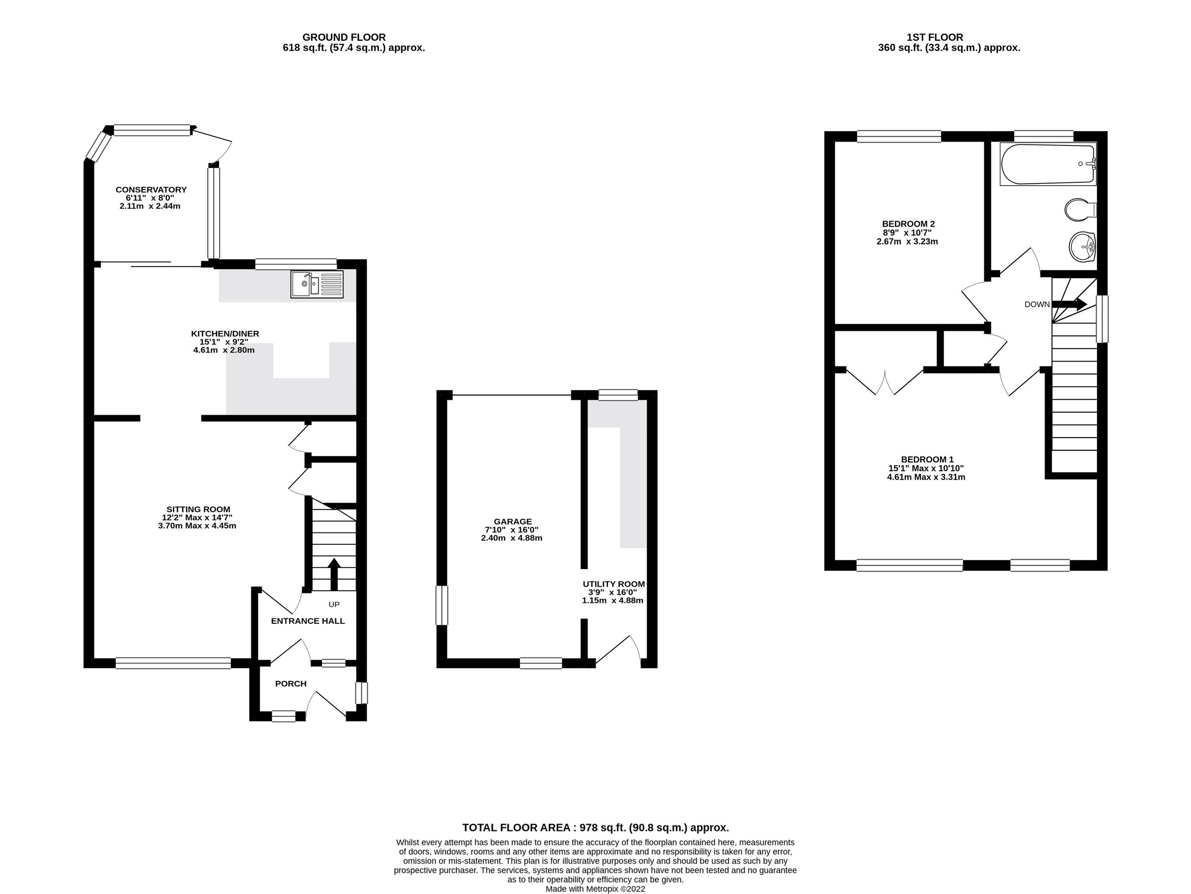 2 bed end terrace house for sale in Woodgate Park, Woodgate, Chichester