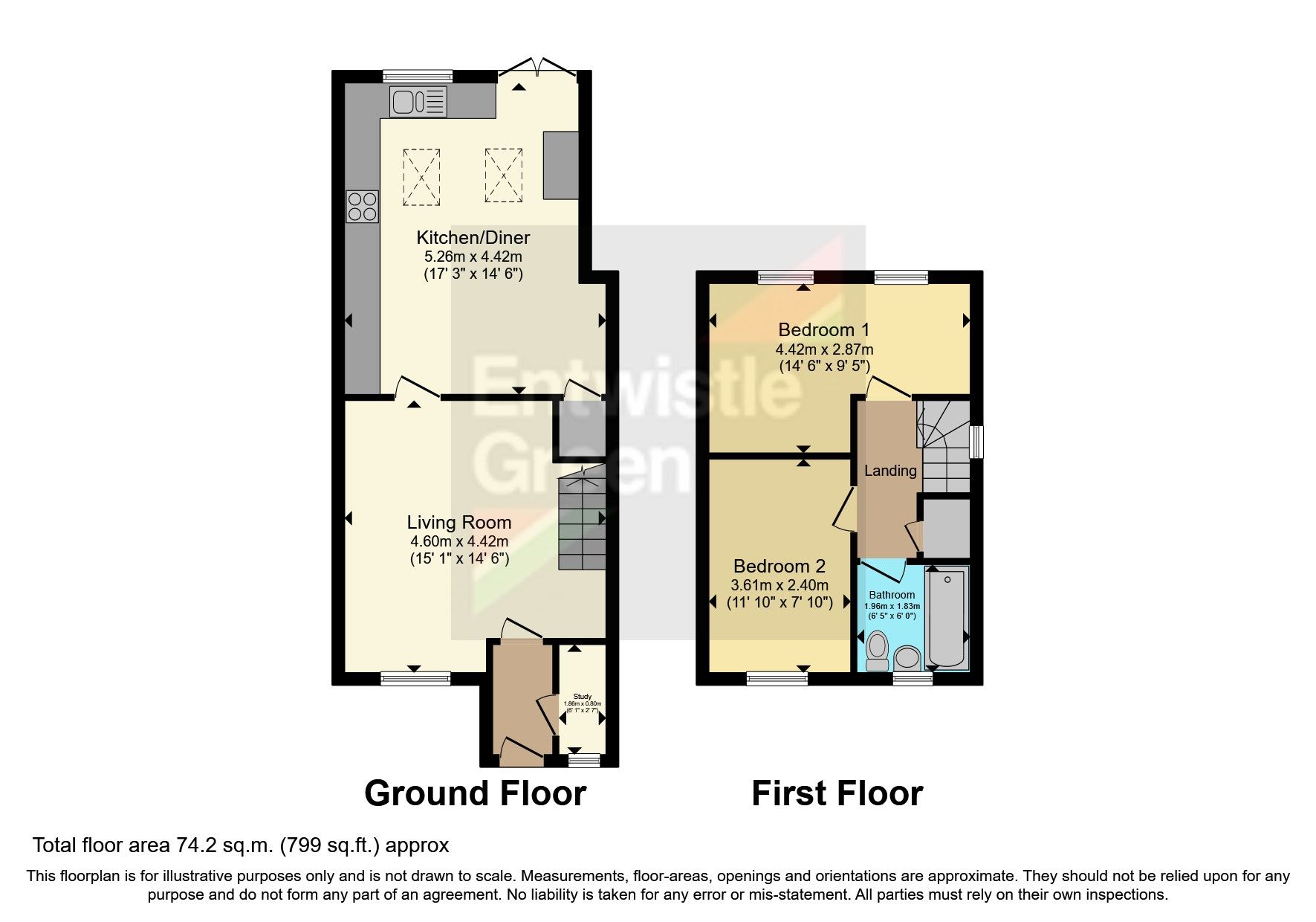 2 bed semidetached house for sale in Ambleside Drive, Kirkby