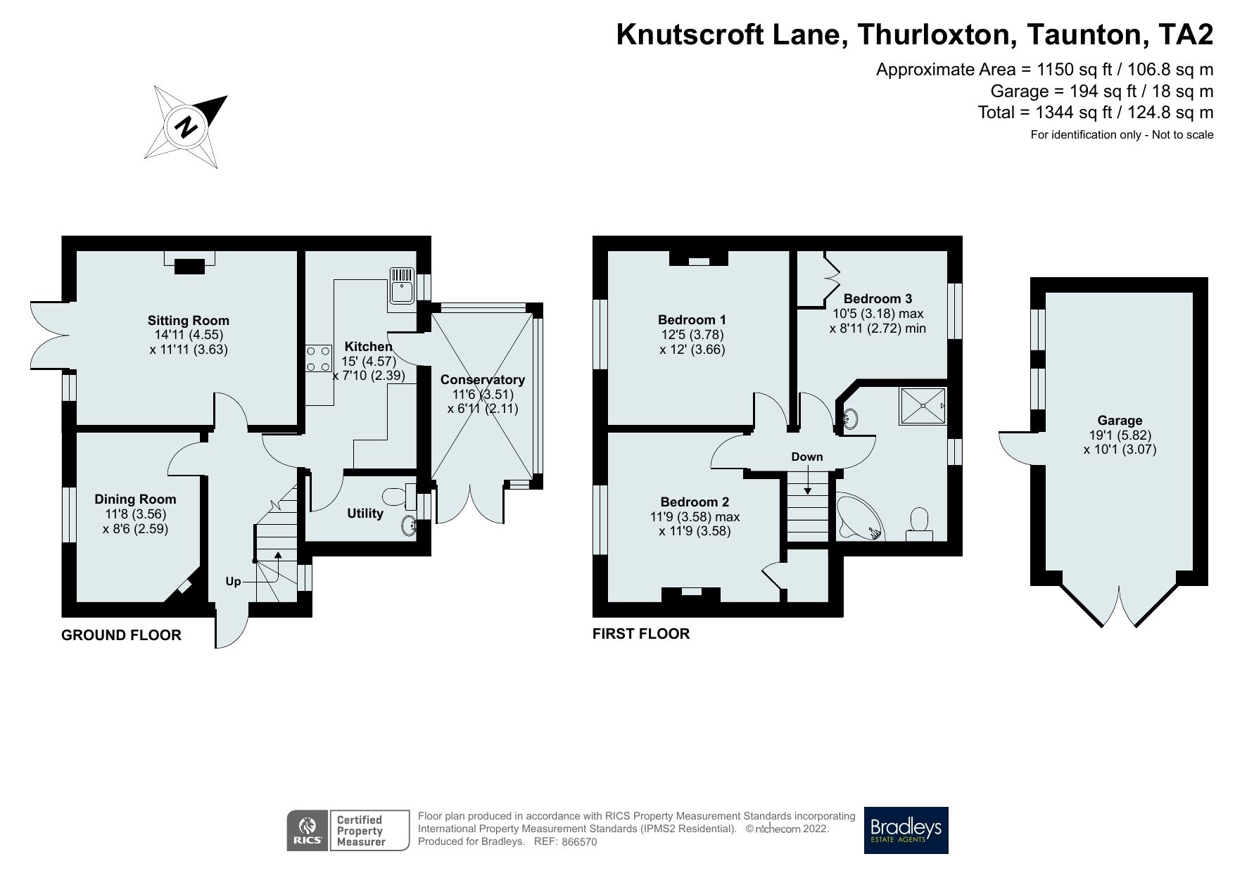 3 bed end terrace house for sale in Knutscroft Lane, Thurloxton, Taunton, Somerset TA2 Zoopla