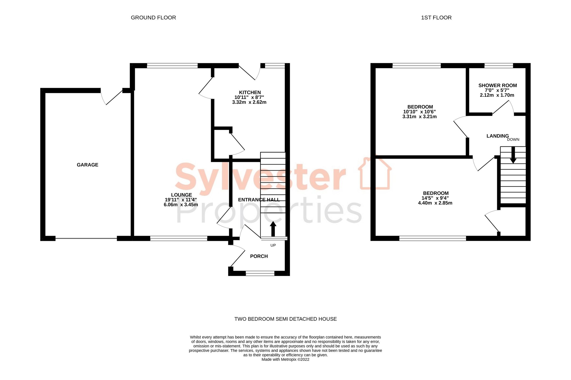 2 bed semidetached house for sale in Medway Gardens, South Moor