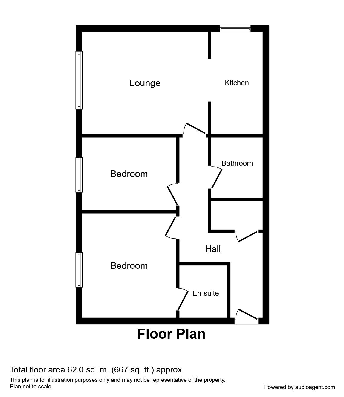 2 bed flat for sale in Beckford Court, Tyldesley, Manchester, Greater