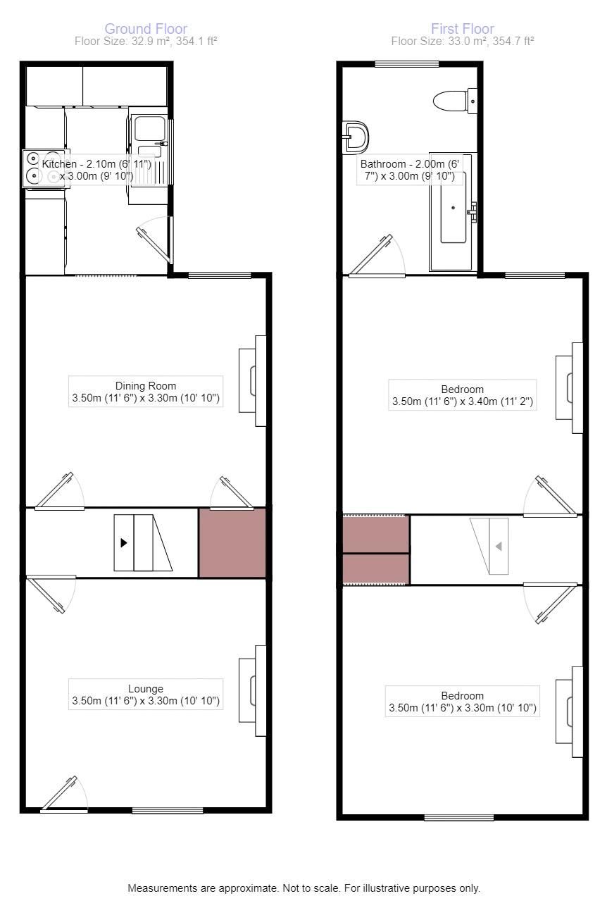 2 bed terraced house to rent in High Street, Milton Regis