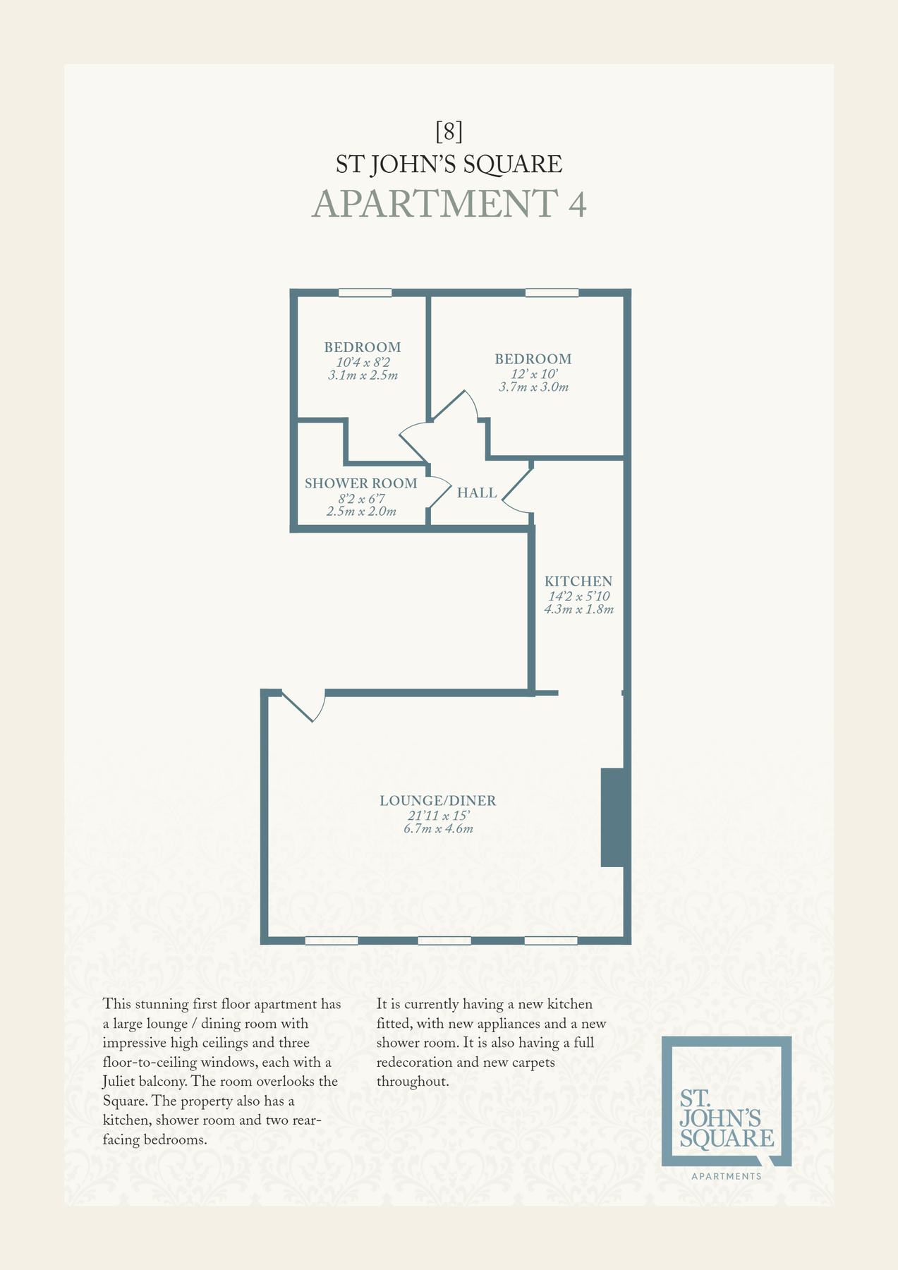 2 bed flat for sale in St Johns Square, Wakefield WF1 Zoopla
