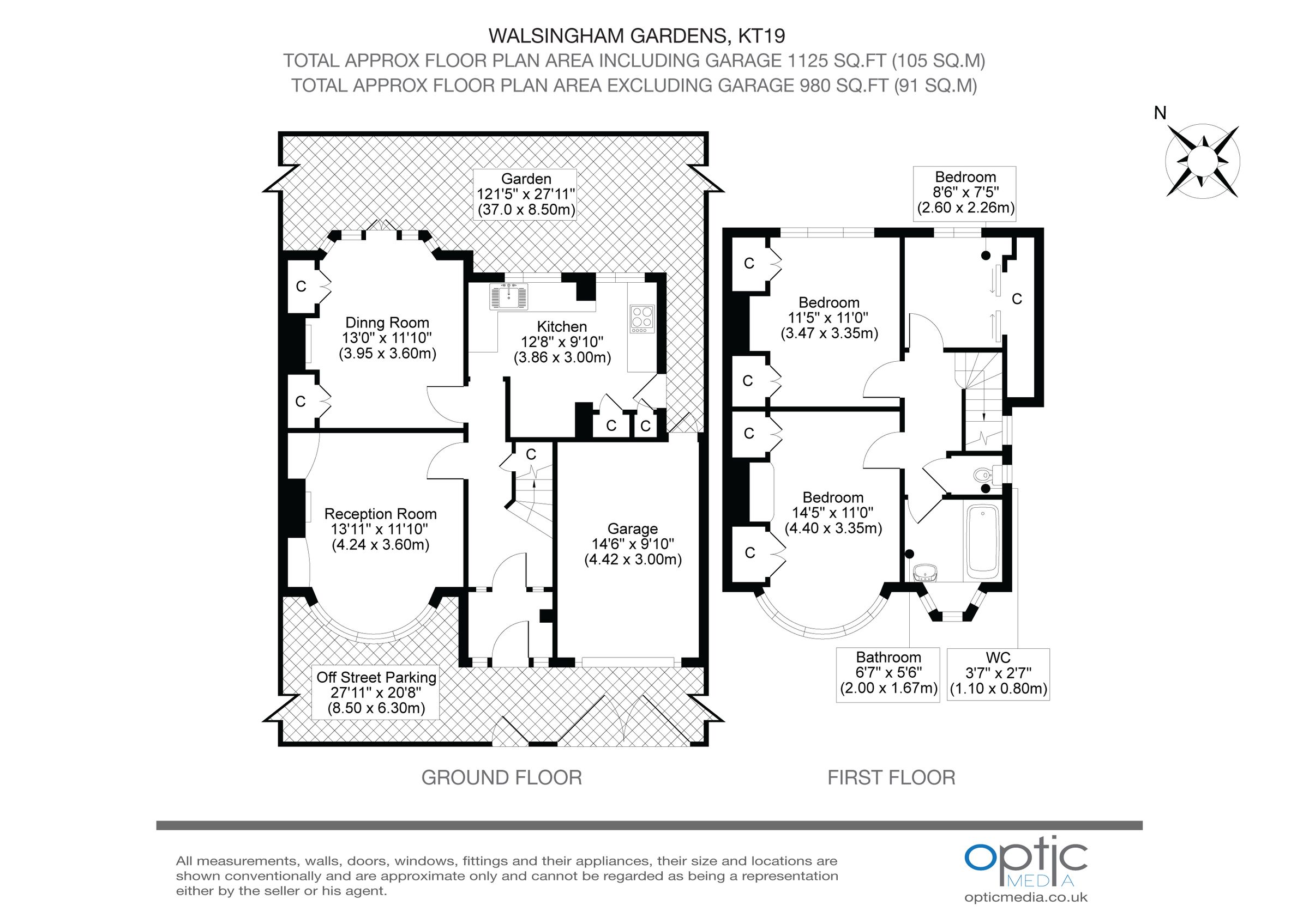 3 bed semidetached house for sale in Walsingham Gardens, Stoneleigh