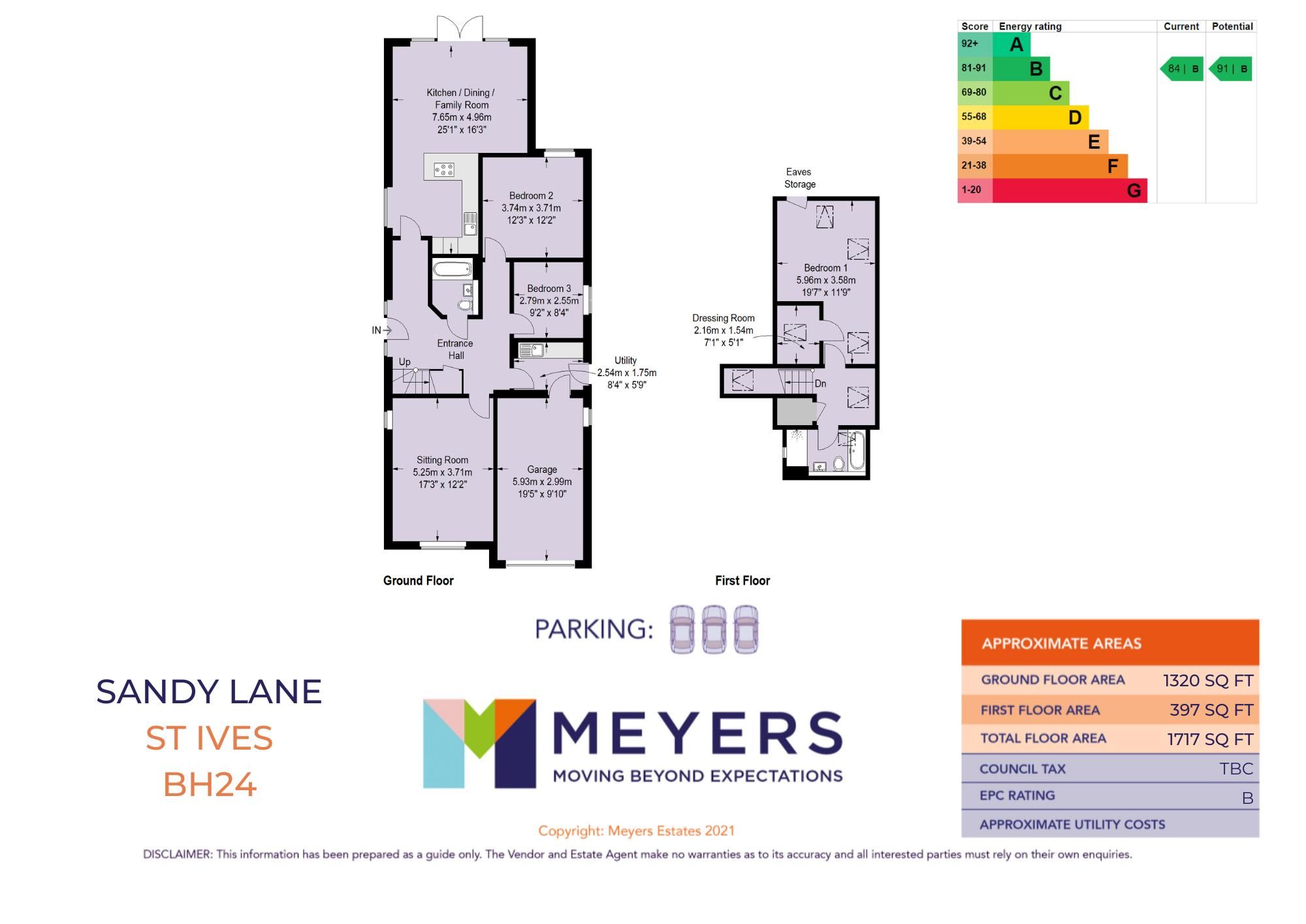 New home, 4 bed property for sale in Sandy Lane, St.Ives, Ringwood BH24