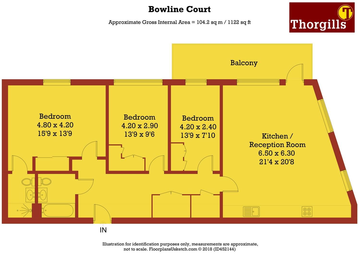 3 bed flat to rent in Durham Wharf Drive, Brentford TW8 Zoopla