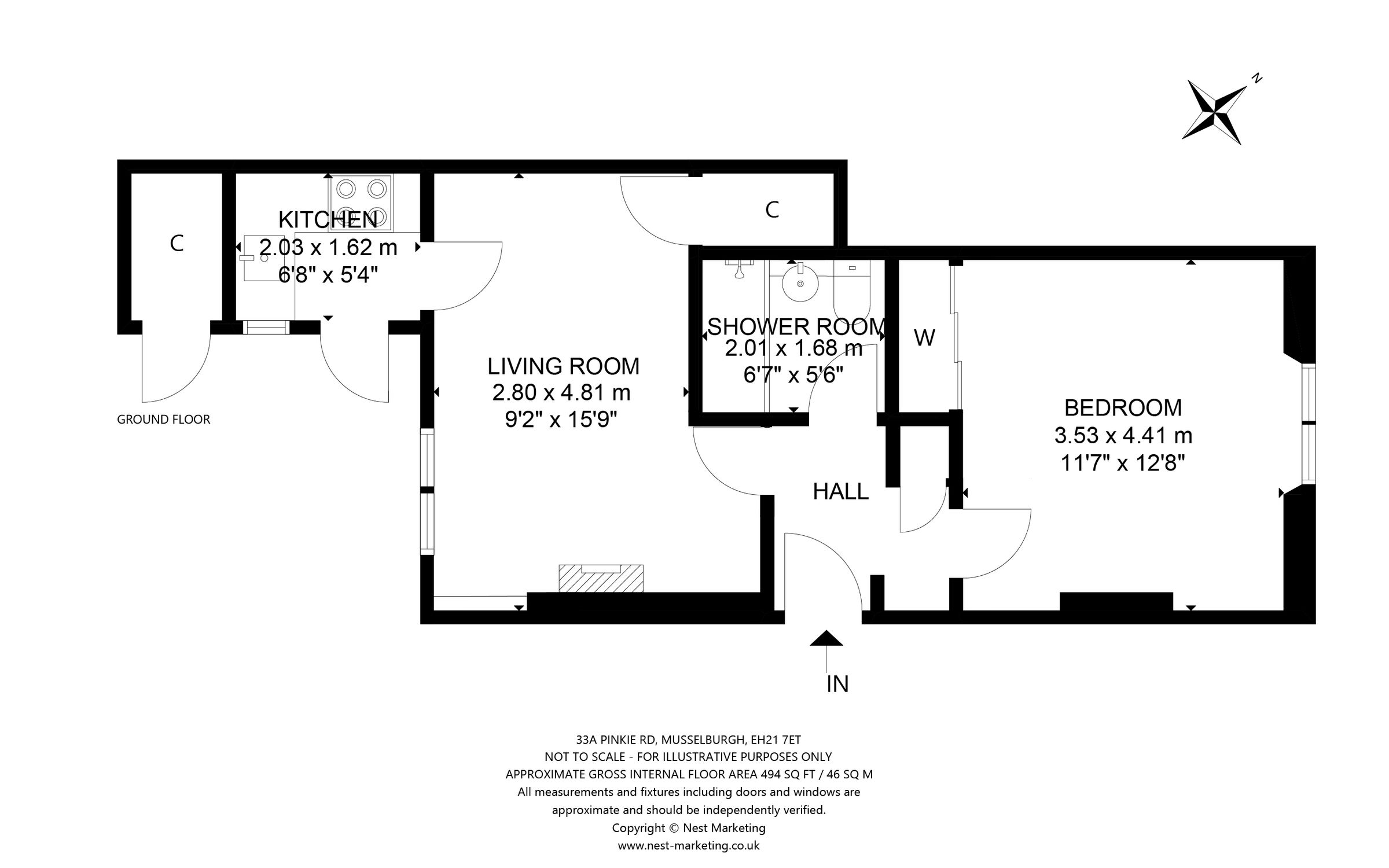 1 bed flat for sale in 33A Pinkie Road, Musselburgh EH21 Zoopla
