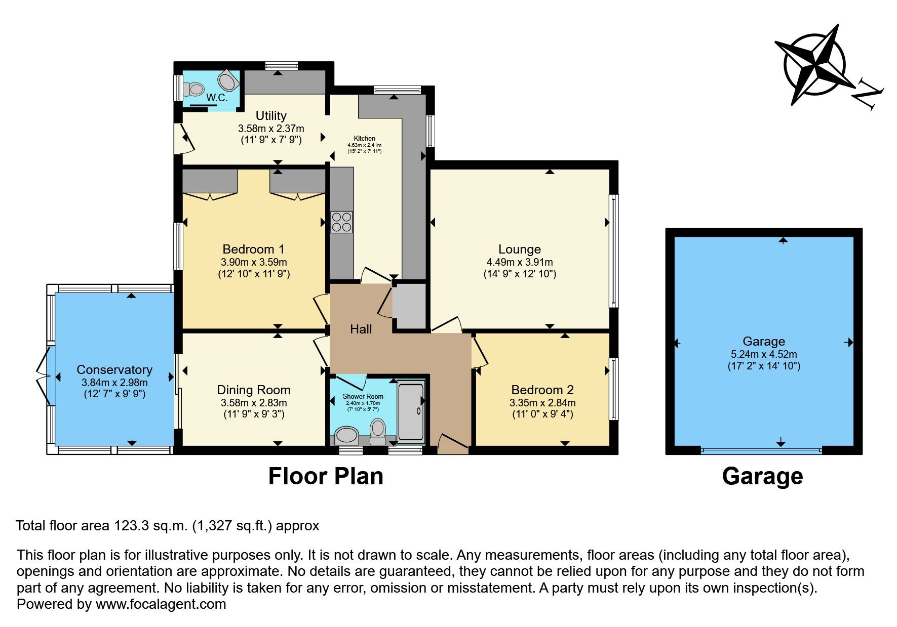 2 bed detached bungalow for sale in Dukes Ride, Silchester, Reading RG7