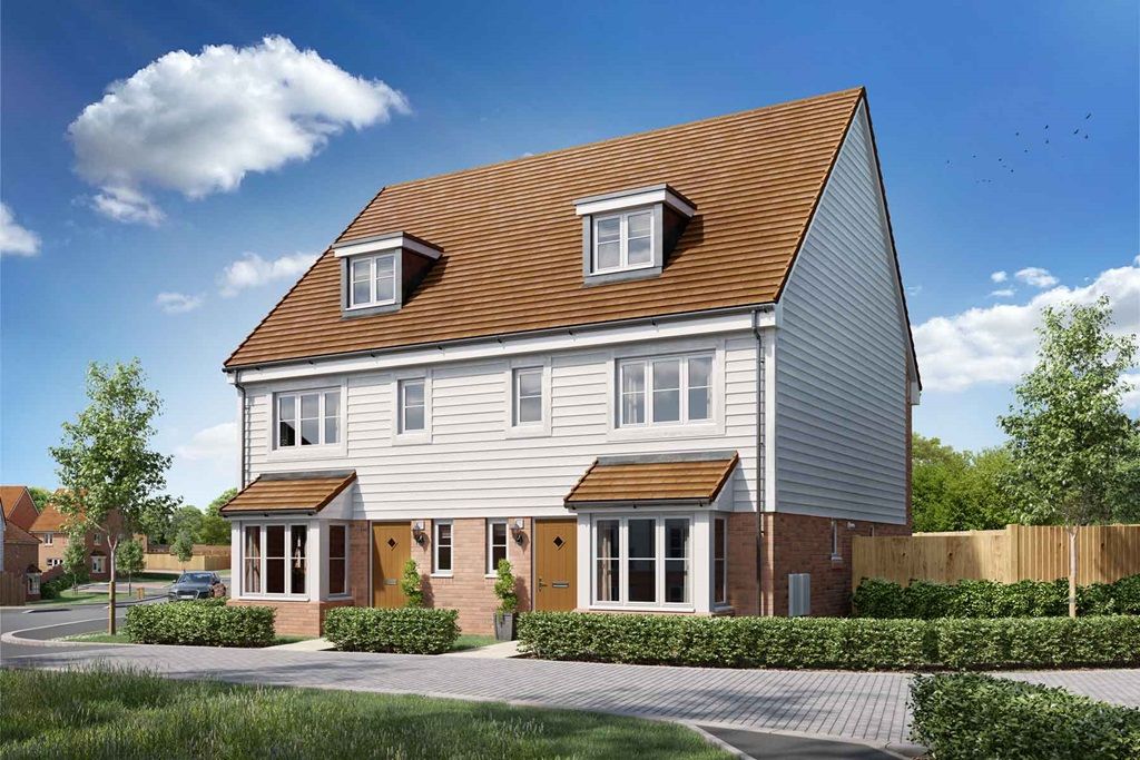 New home, 4 bed semidetached house for sale in "The Ellston Plot 34" at London Road, Binfield