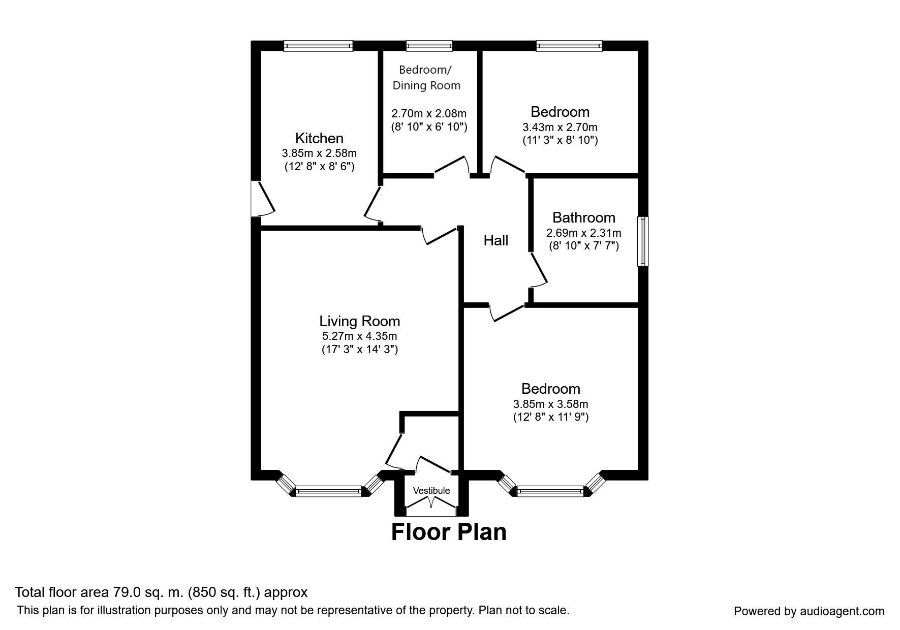 3 bed bungalow to rent in Davis Avenue, Castleford, West Yorkshire WF10