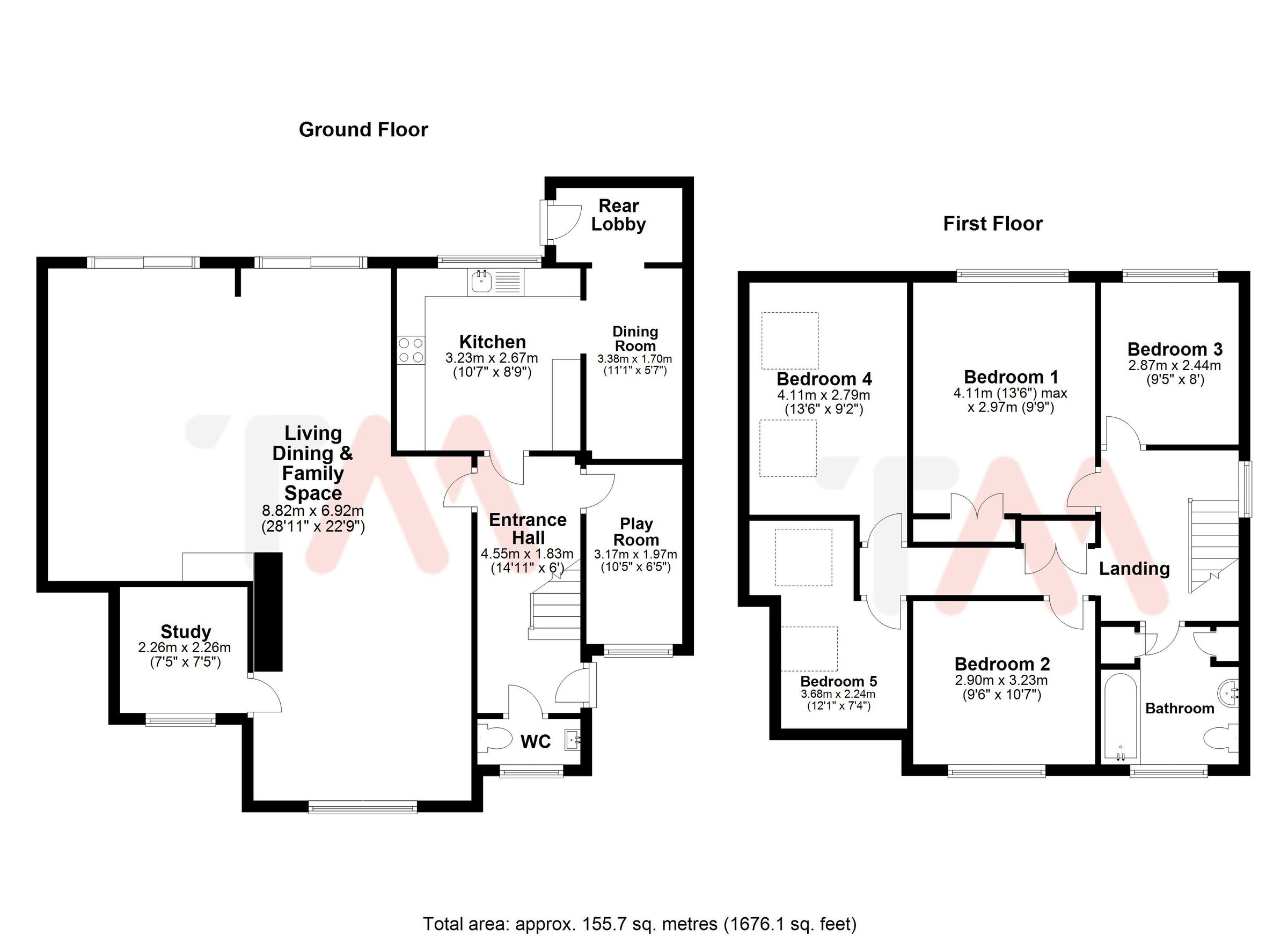 5 bed detached house for sale in Birchmead, Gamlingay, Sandy