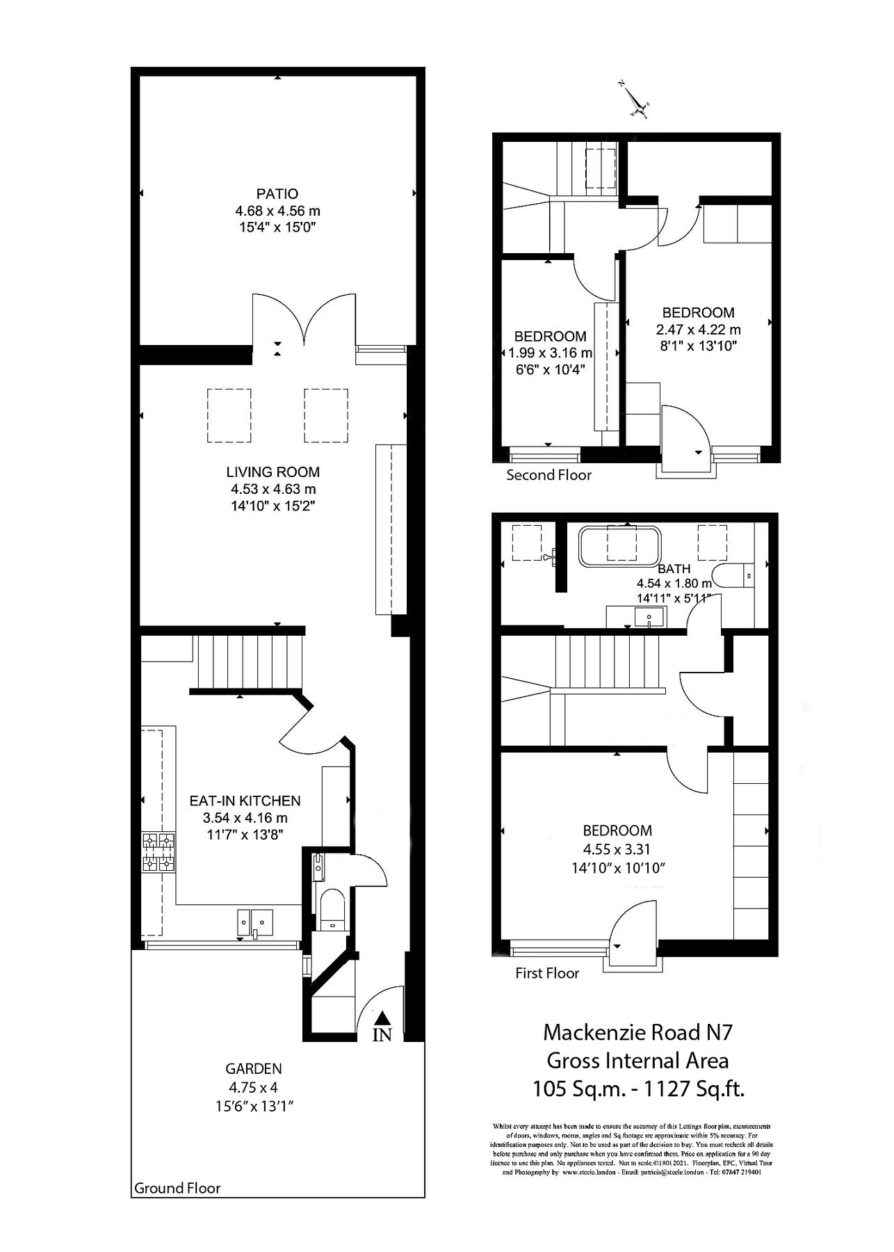 3 bed terraced house for sale in Mackenzie Road, London N7 Zoopla