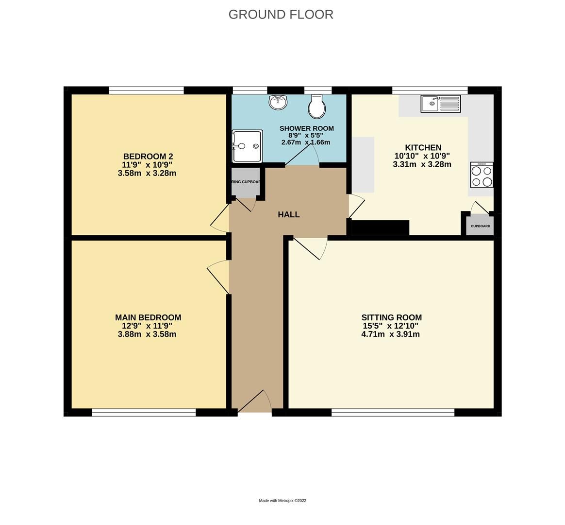 2 bed semidetached bungalow for sale in Ashford Way, Hastings TN34