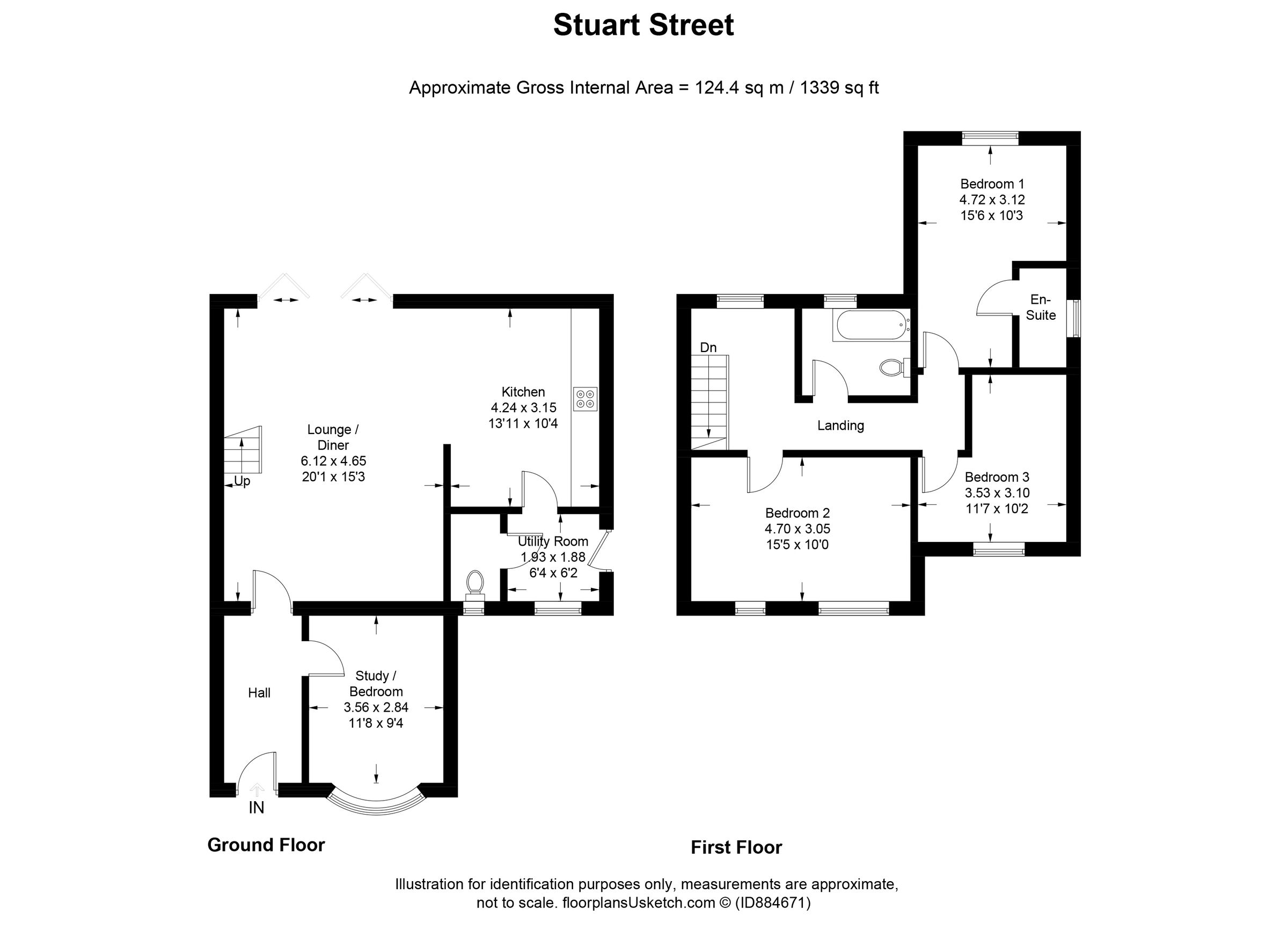 4 bed semidetached house for sale in Stuart Street, Dunstable, Bedfordshire LU6 Zoopla