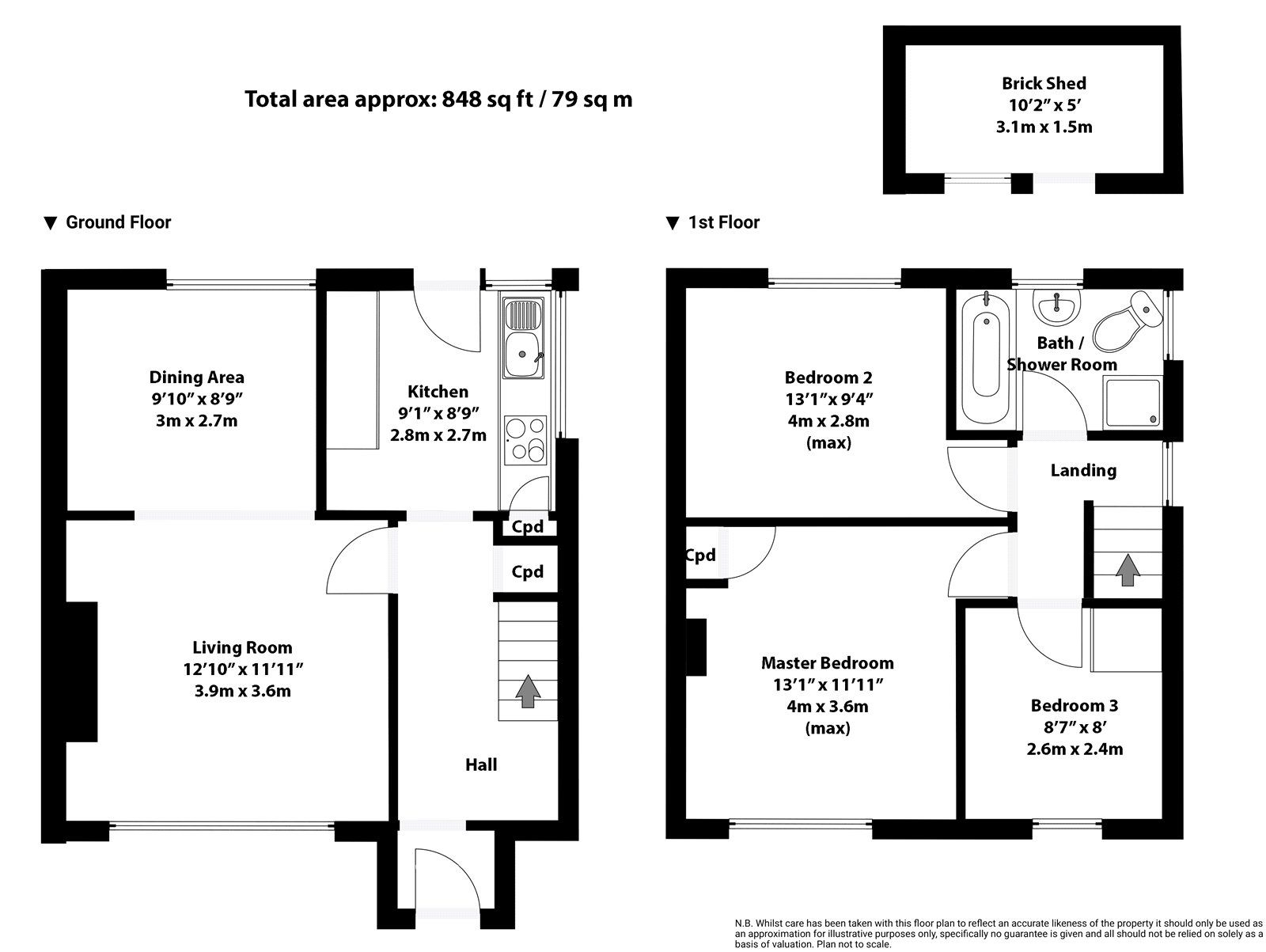 3 bed end terrace house for sale in Bedford Road, Swindon, Wiltshire