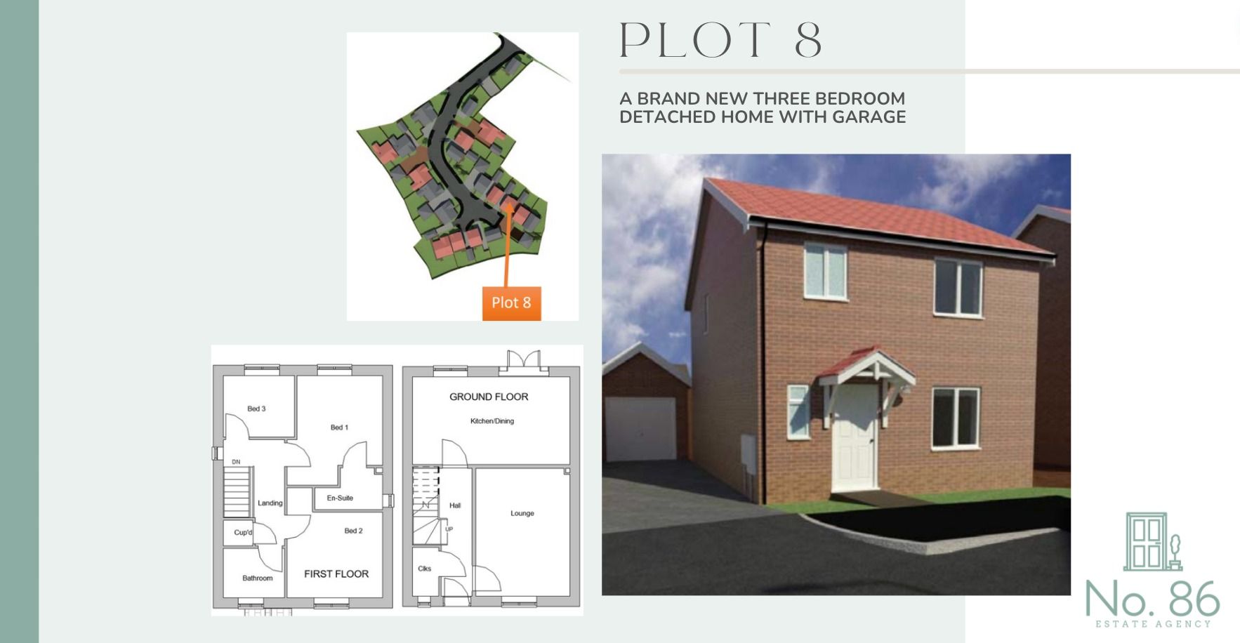New home, 3 bed detached house for sale in St. Teilo Street