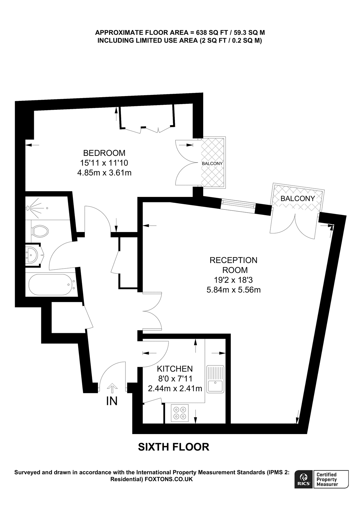 1 bed flat to rent in Palgrave Gardens, Marylebone, London NW1 Zoopla