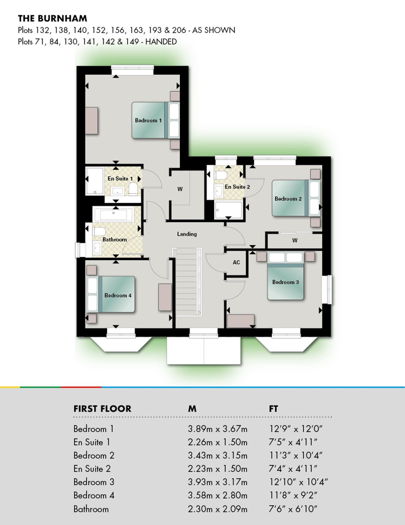 New home, 4 bed detached house for sale in "Burnham" at Highworth Road