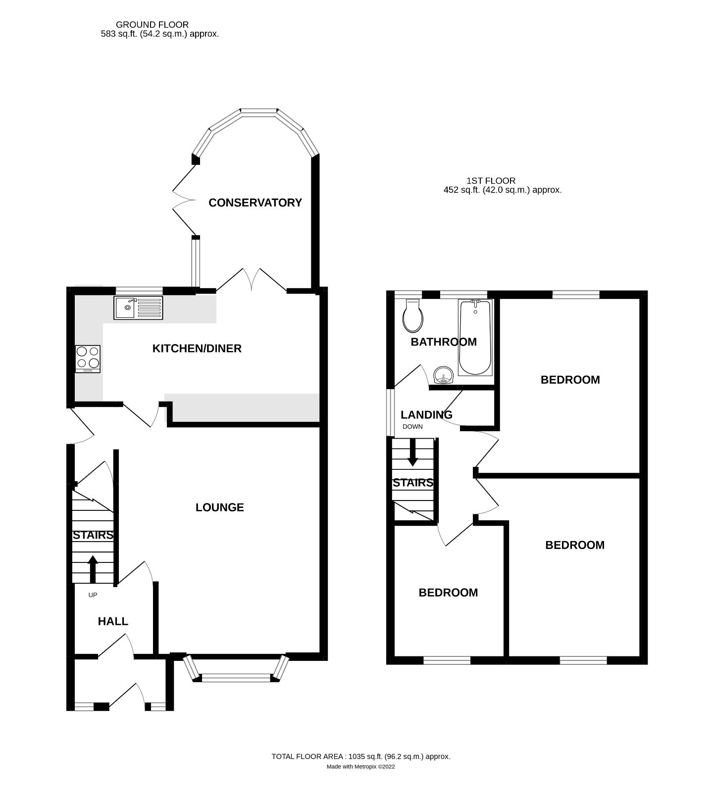 3 bed linkdetached house for sale in Grove Road, Rayleigh, Essex SS6 Zoopla