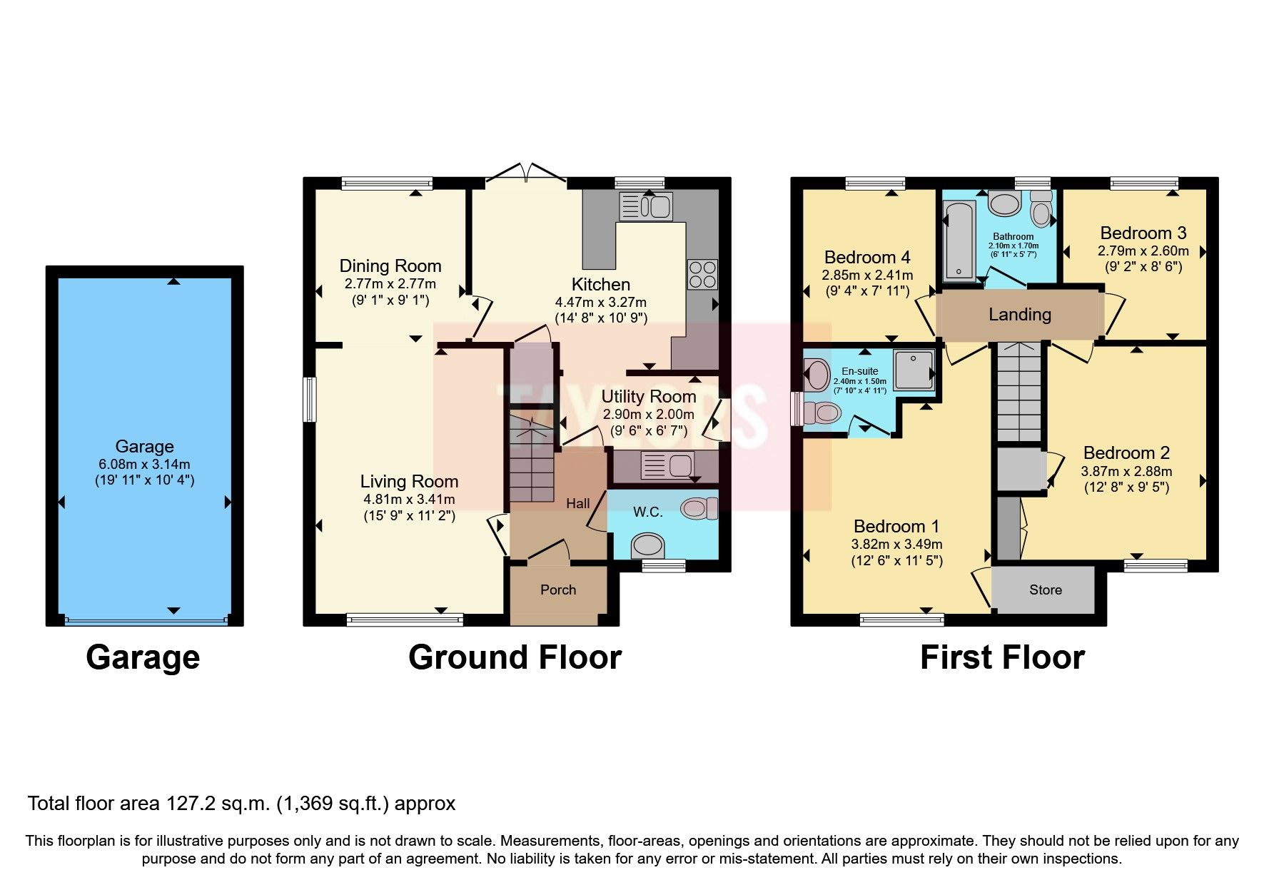 4 bed detached house for sale in Turnpike Gardens, Bedford