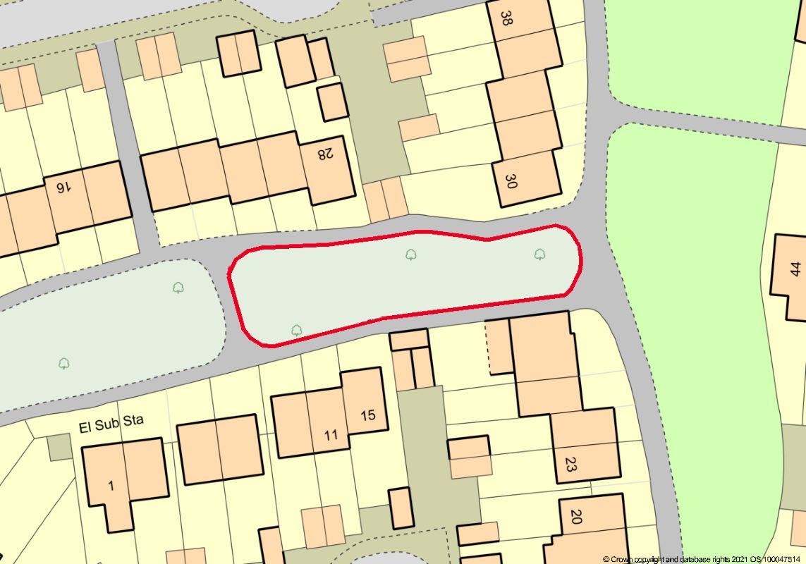 Land for sale in Land Adjacent To 17 Woodpecker Close, Verwood, Dorset