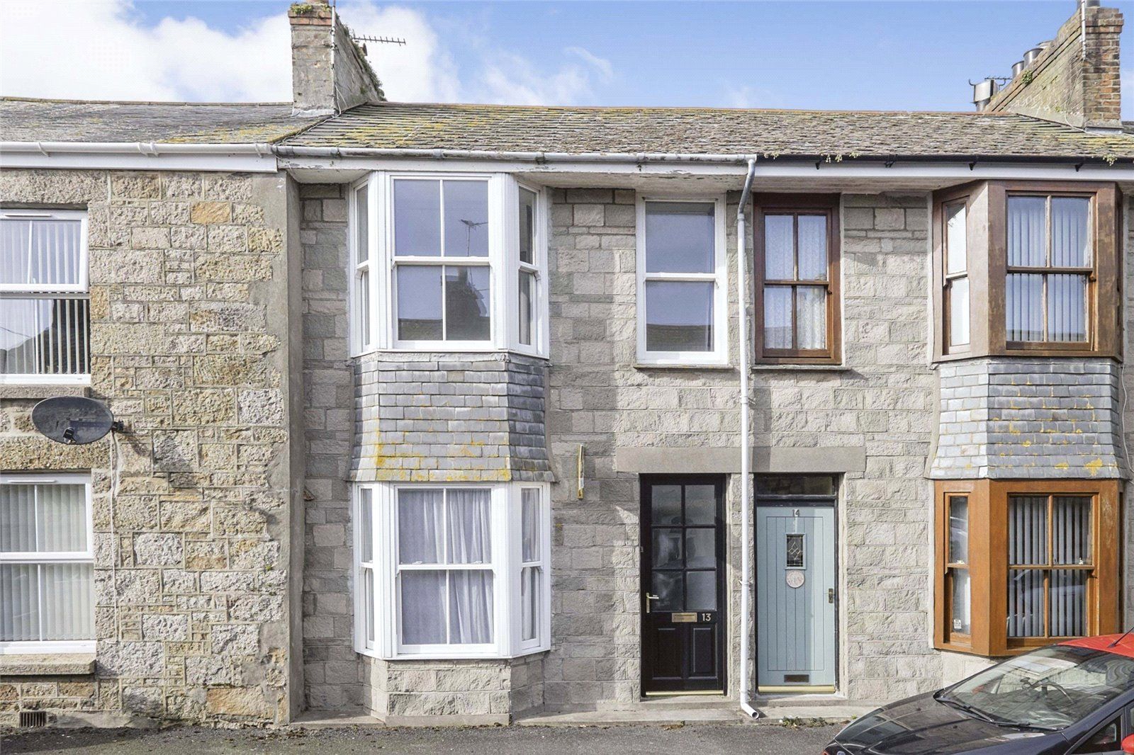 2 bed terraced house for sale in Alverne Buildings, Penzance, Cornwall