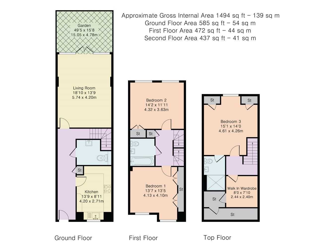 3 bed terraced house for sale in Highfield Road, Winchmore Hill N21