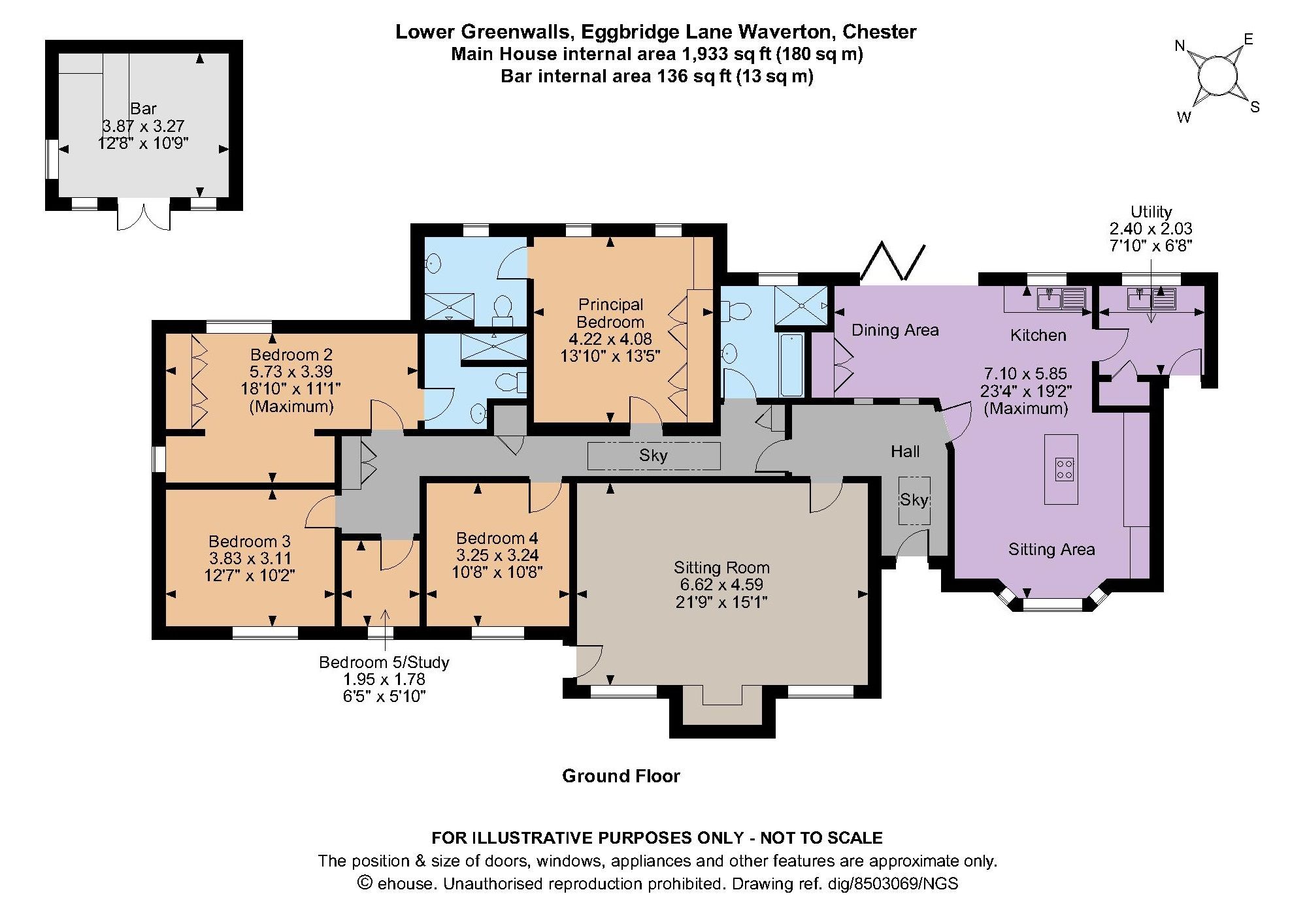 5 bed bungalow for sale in Eggbridge Lane, Waverton, Chester CH3 Zoopla
