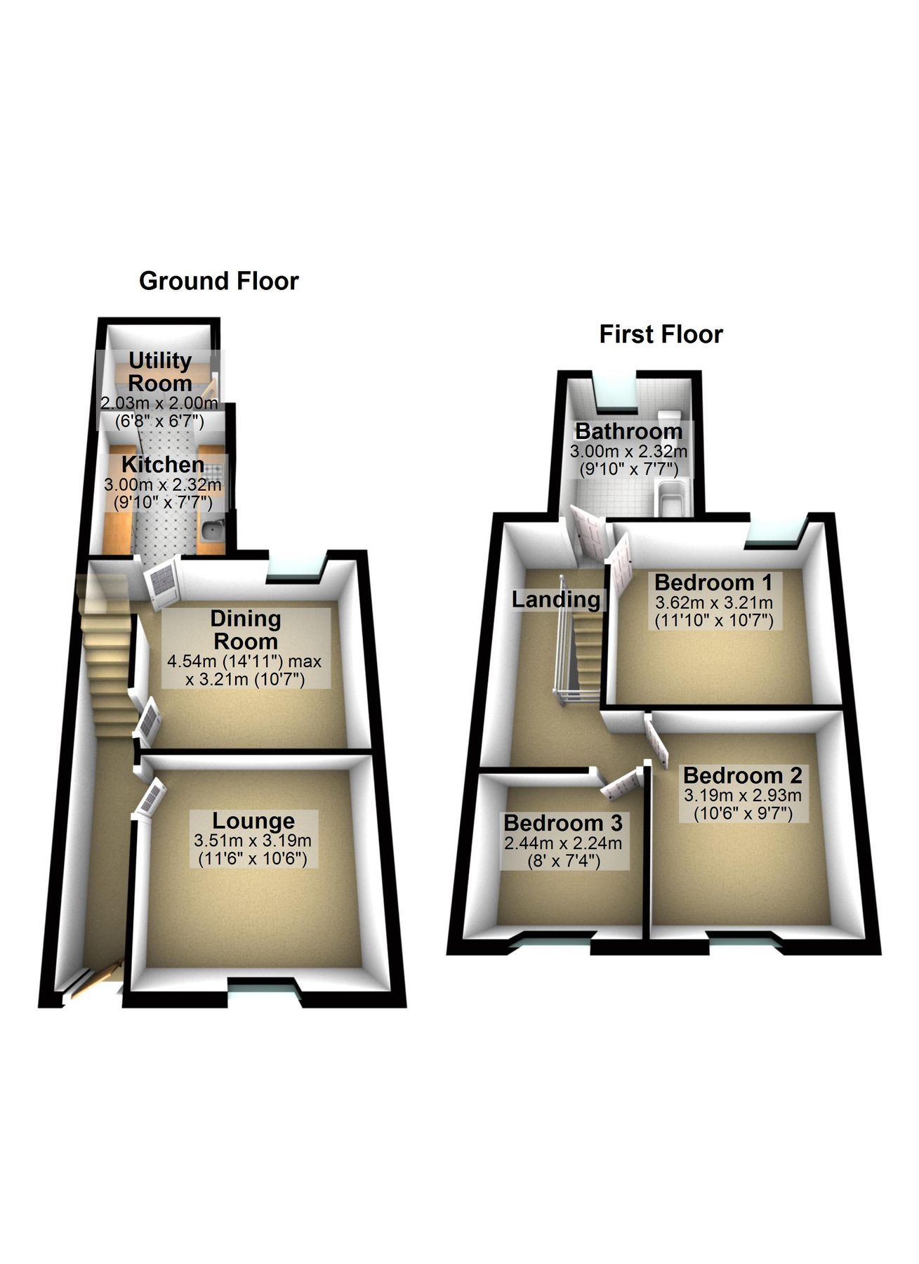 3 bed end terrace house for sale in Kemball Street, Ipswich, Suffolk
