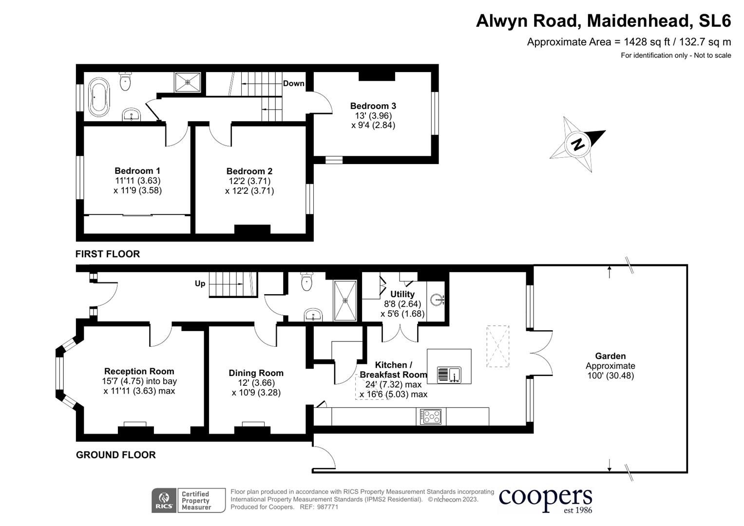 3 bed semidetached house for sale in Alwyn Road, Maidenhead SL6 Zoopla