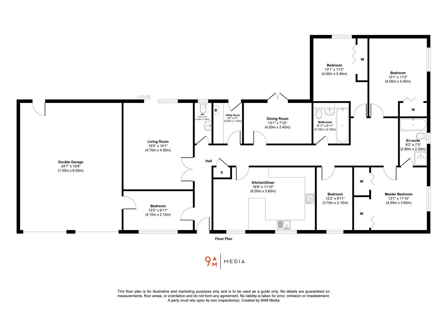5 bed semidetached bungalow for sale in 4 Craigowmill, Milnathort