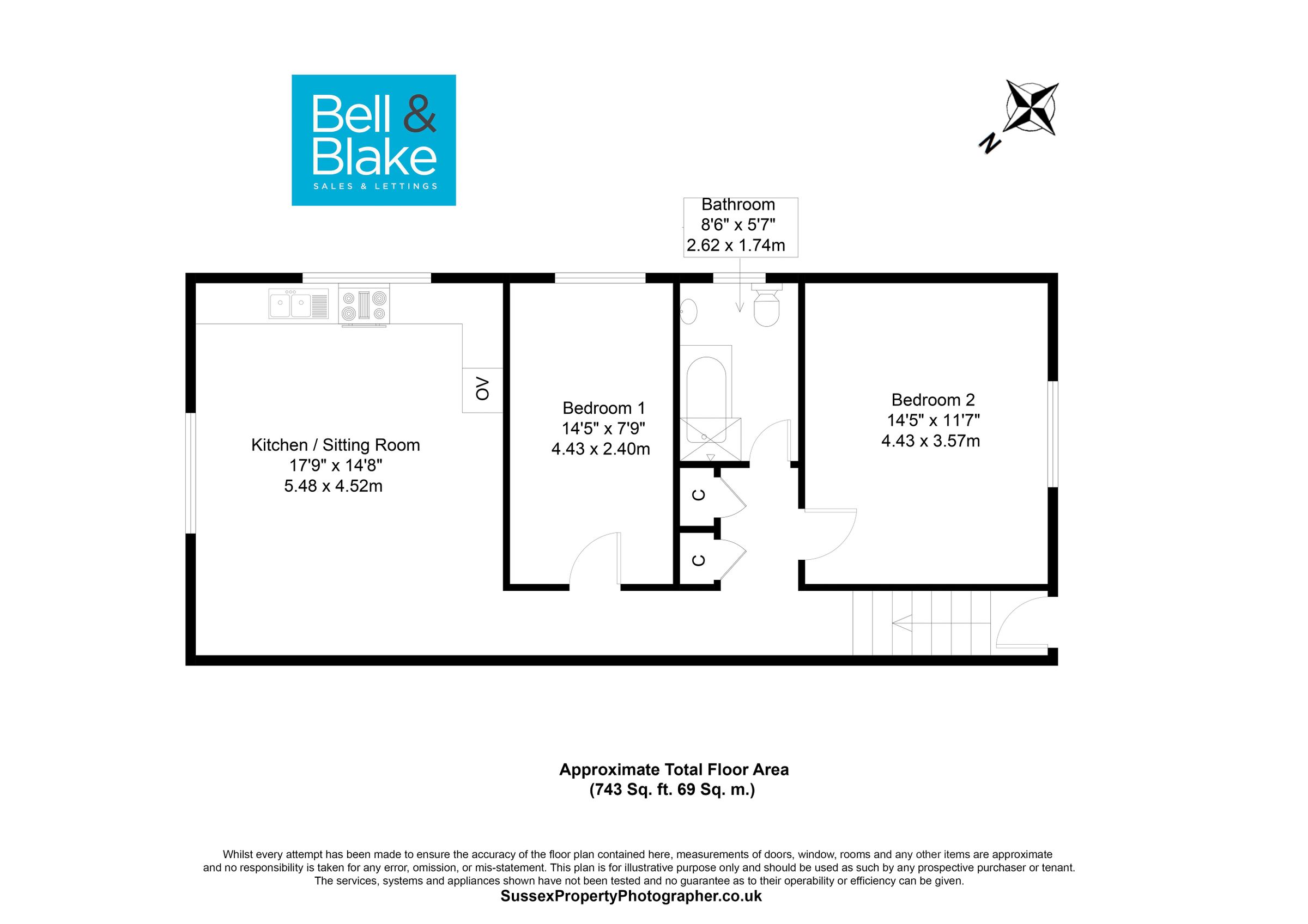2 bed flat for sale in Parchment Street, Chichester PO19 Zoopla