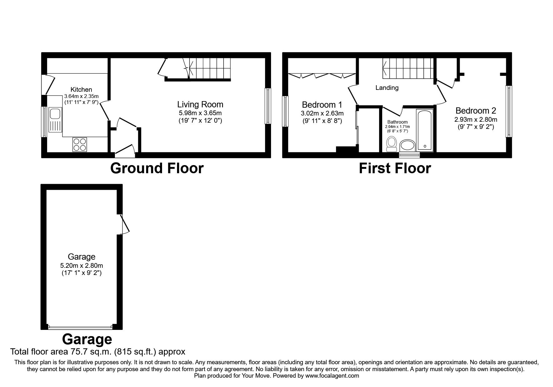 2 bed semidetached house for sale in Loaninghill Road, Uphall