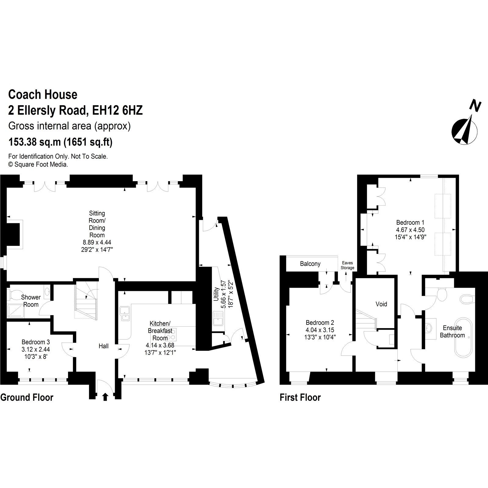 8 bed detached house for sale in Innerwick House, 2 Ellersly Road
