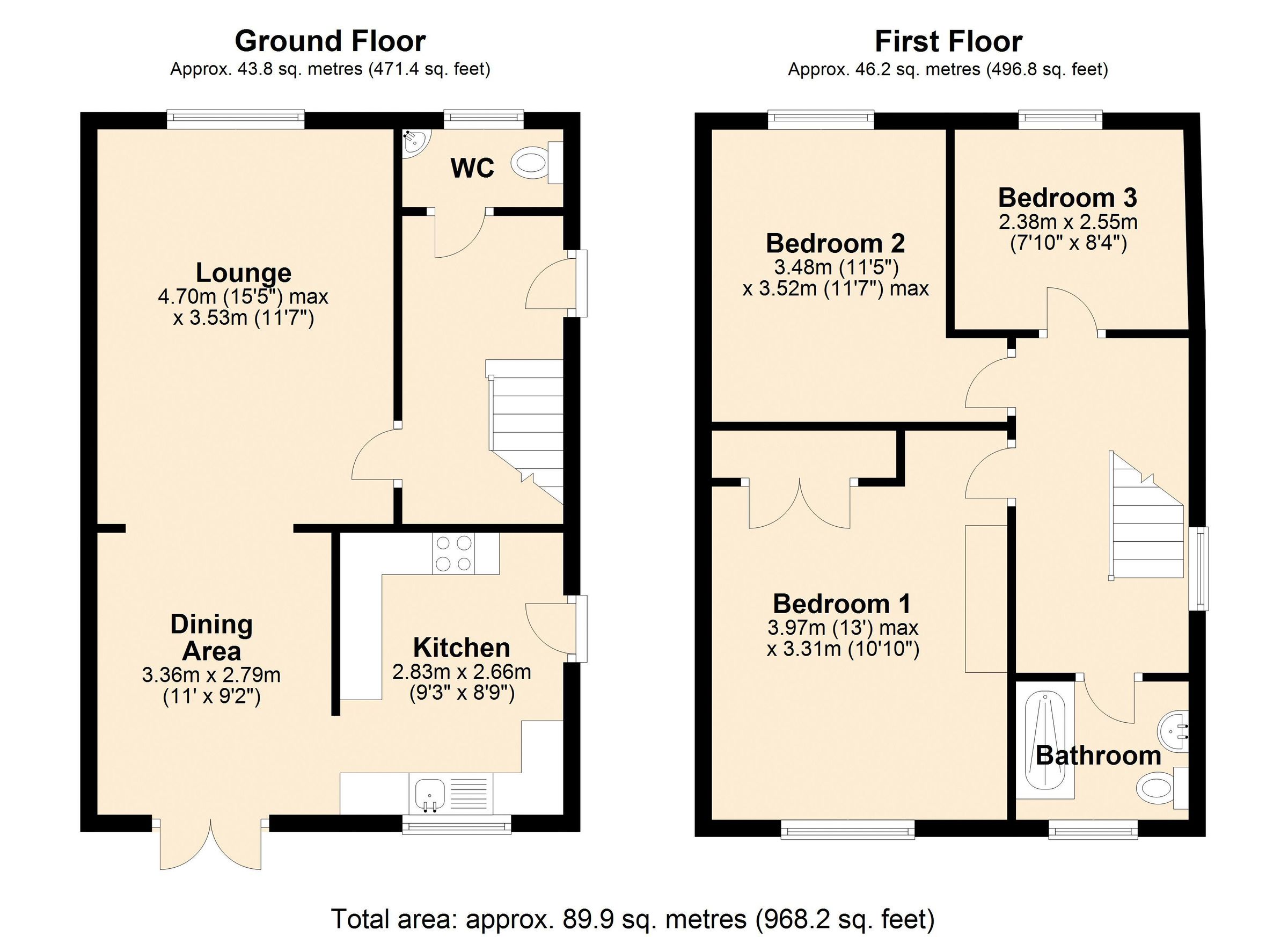 3 bed terraced house for sale in Bircham Drive, BlaydonOnTyne NE21