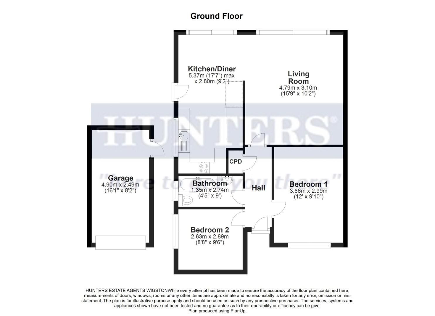 2 bed semidetached bungalow for sale in Dorchester Close, Wigston LE18