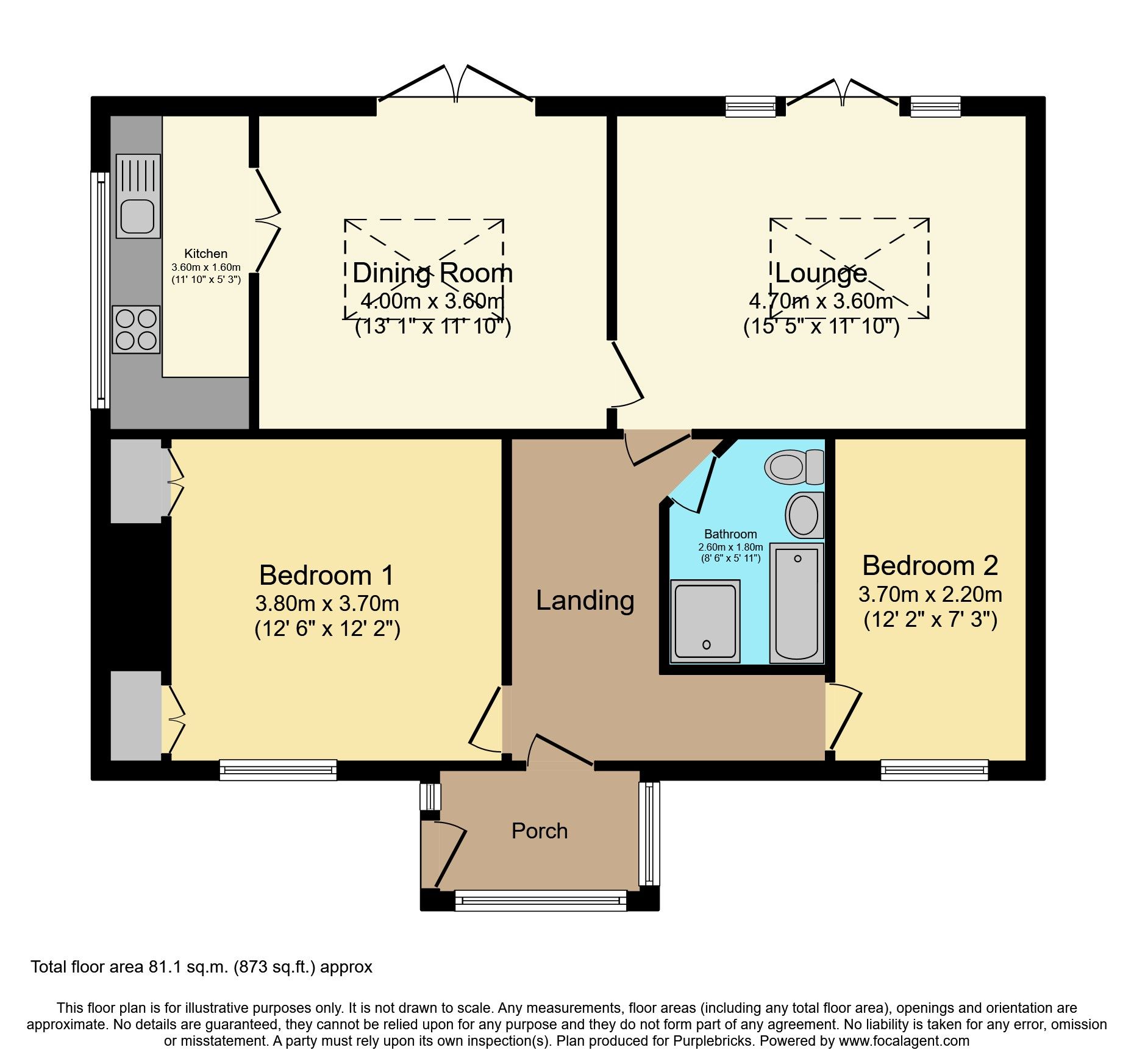 2 bed detached bungalow for sale in Gesail Y Mynydd, Froncysyllte