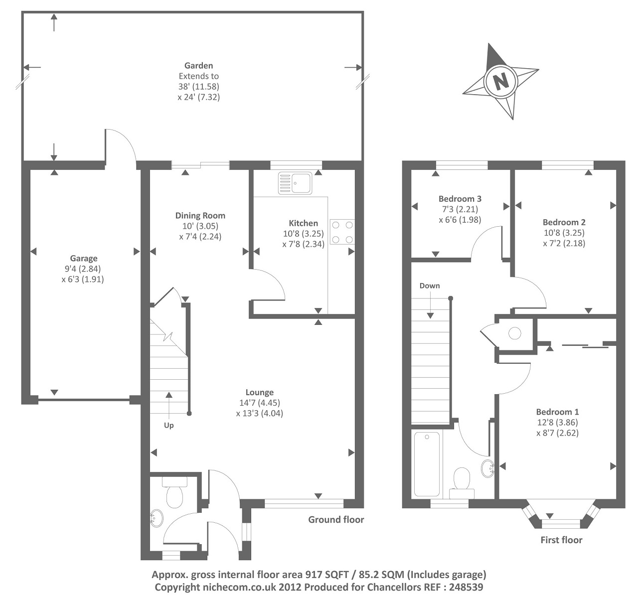 3 bed detached house to rent in Falcon Mead, Bicester OX26 Zoopla