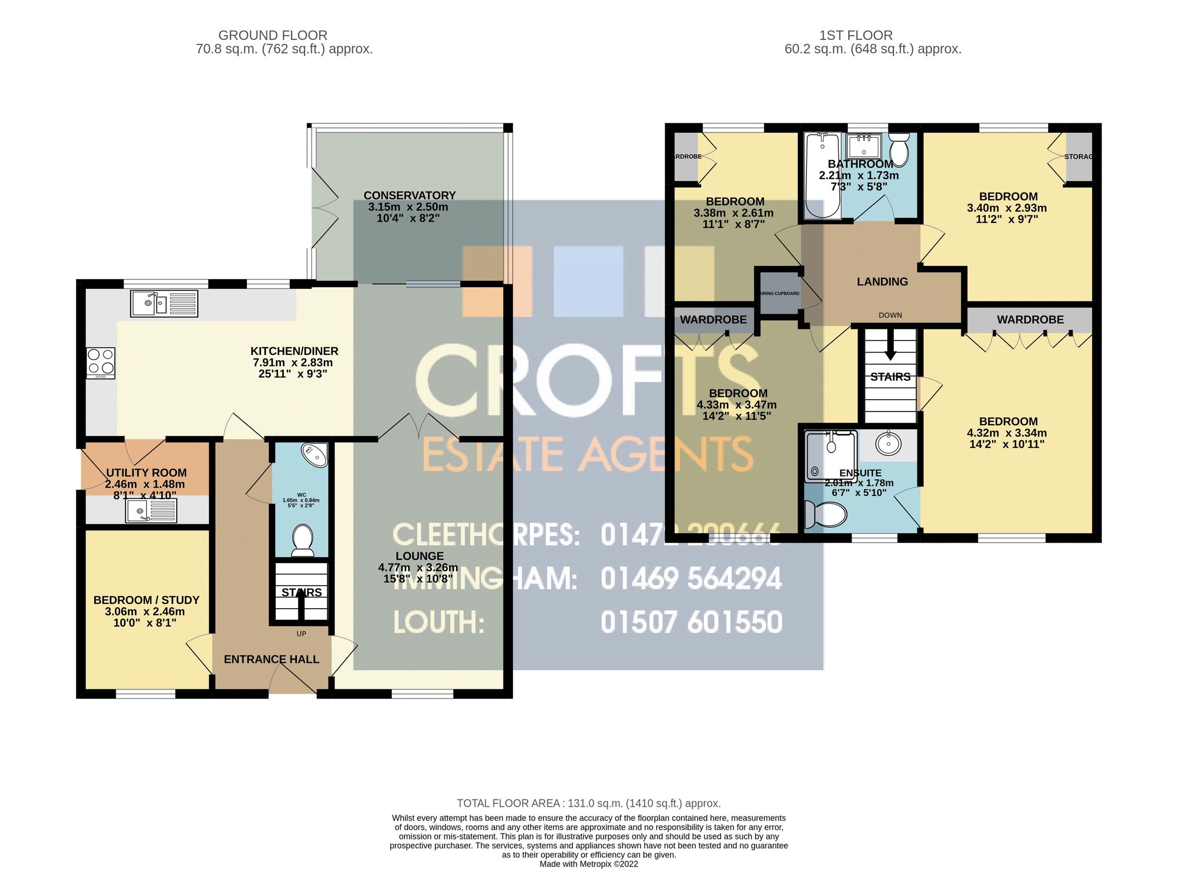 5 bed detached house for sale in Midfield Road, Humberston, Grimsby