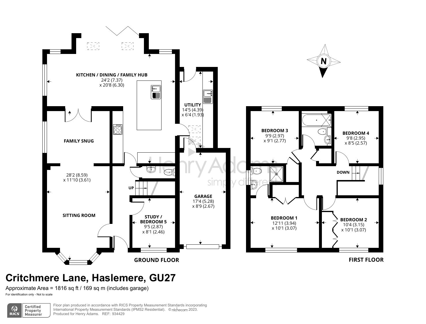 4 bed detached house for sale in 1 Critchmere Lane, Haslemere, Surrey