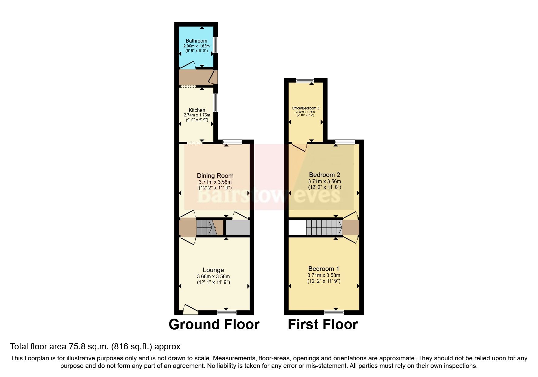 3 bed terraced house for sale in CoOperative Street, Stanton Hill